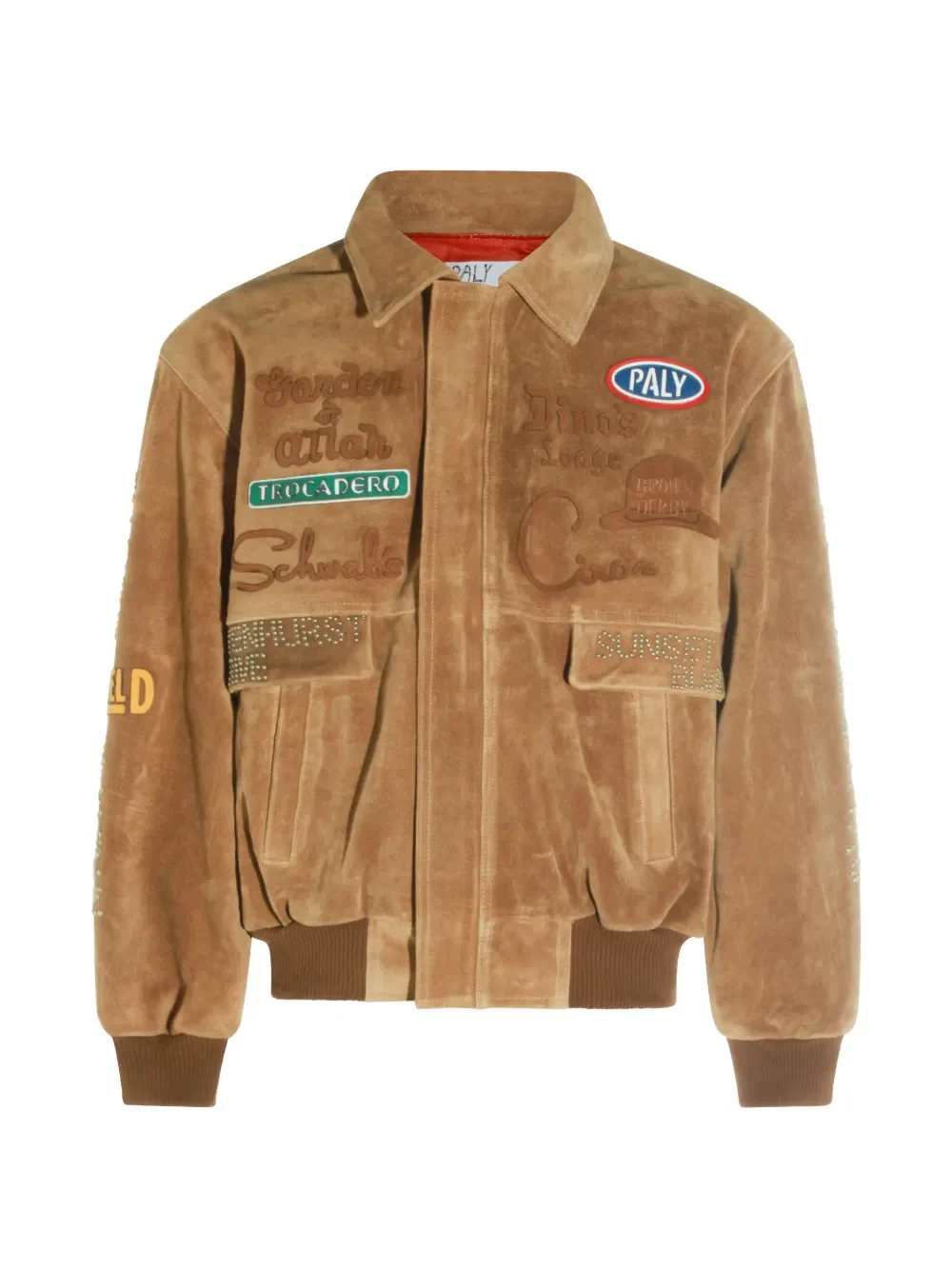 PALY HOLLYWOOD - Unisex Sunset Blvd. Sponsored Suede Jacket