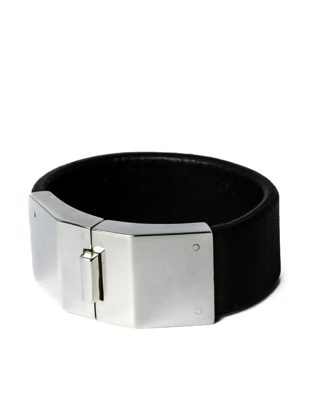 PARTS OF FOUR - Box Lock Bracelet (Facet, Narrow,  BLK+PA)