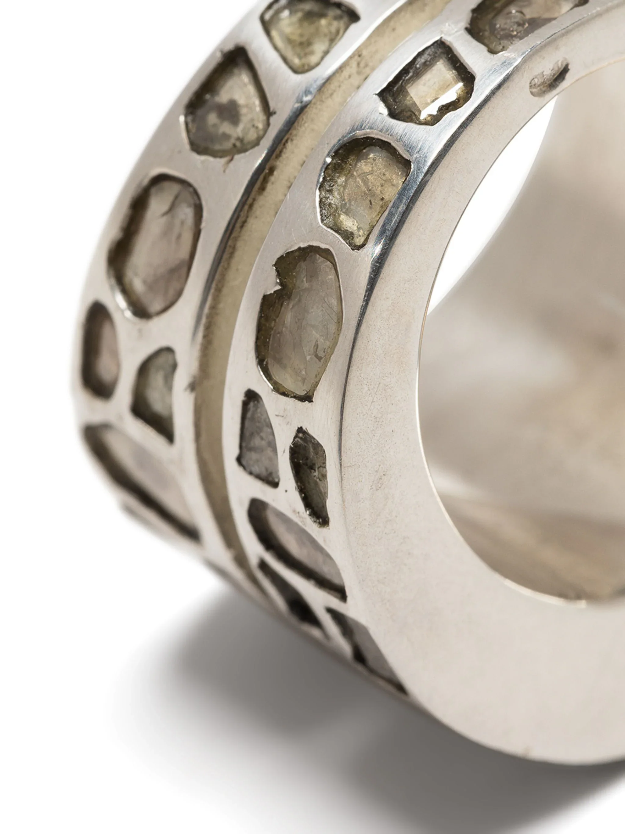 PARTS OF FOUR - Crevice Ring (Mega Pavé, Wide, PA+DIA) - Image 3