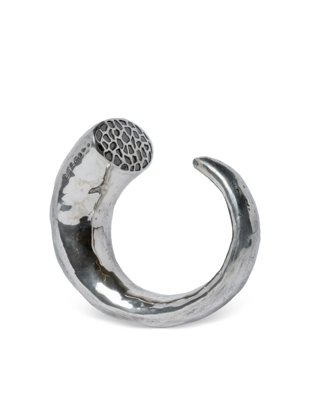 PARTS OF FOUR - Giant Horn Bracelet (Hoof Set, Mega Pavé, PA+DIA) - Image 3