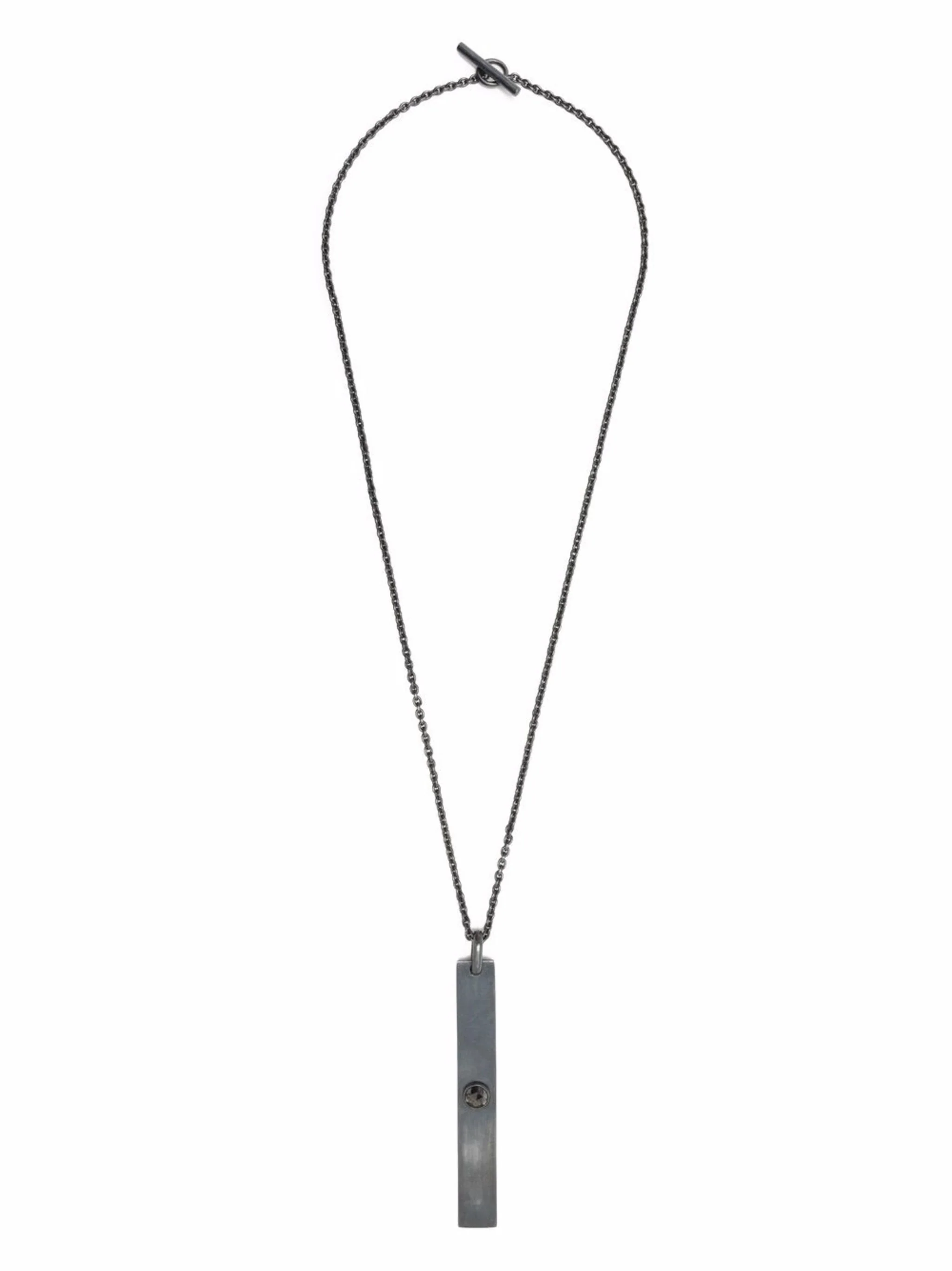 PARTS OF FOUR - Plate Necklace (2.4 CT, Black Diamond, KA+BLKDIA)