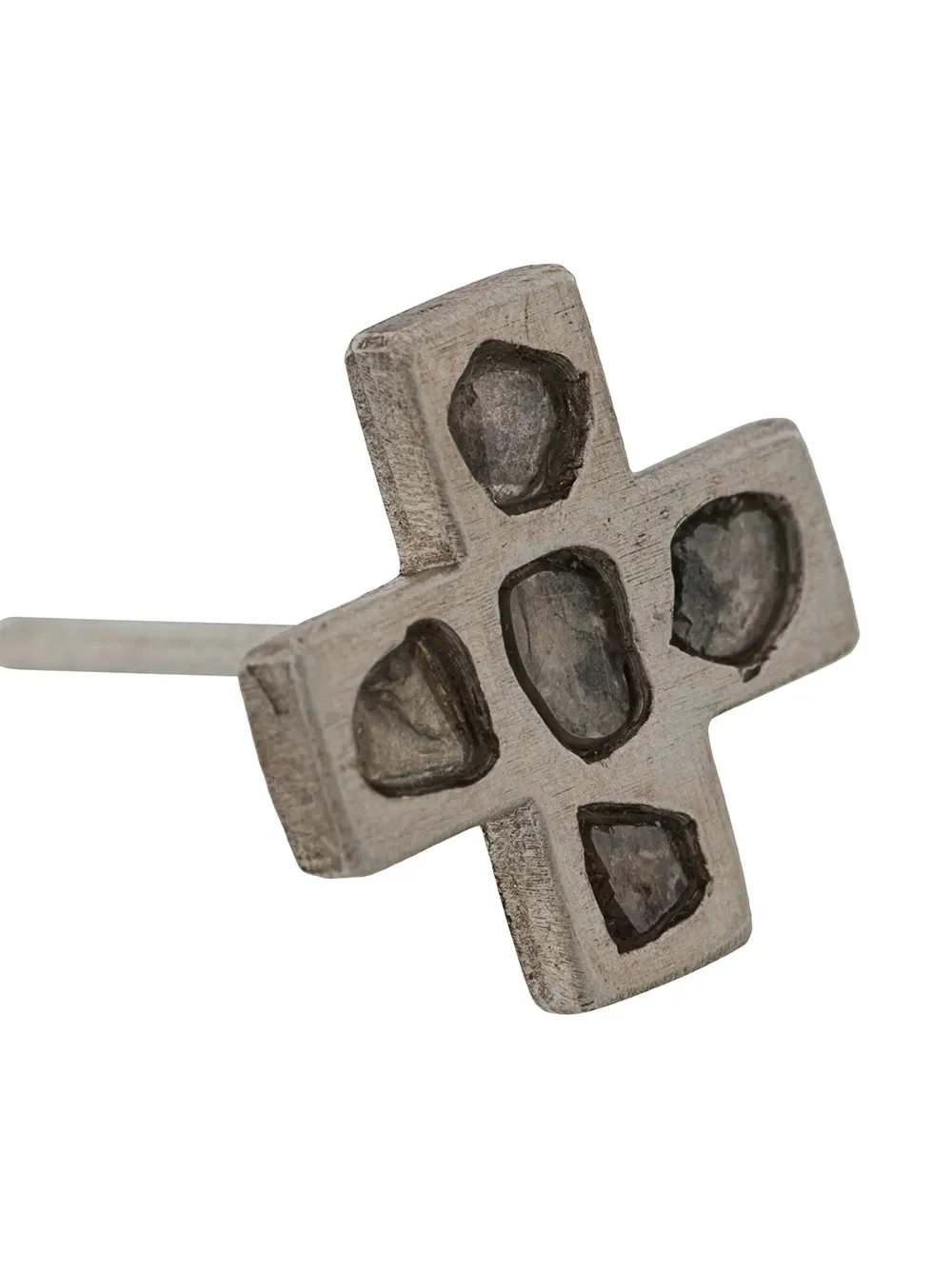 PARTS OF FOUR - Plus Earring (Mega Pavé, 12mm, MA+DIA) - Image 2