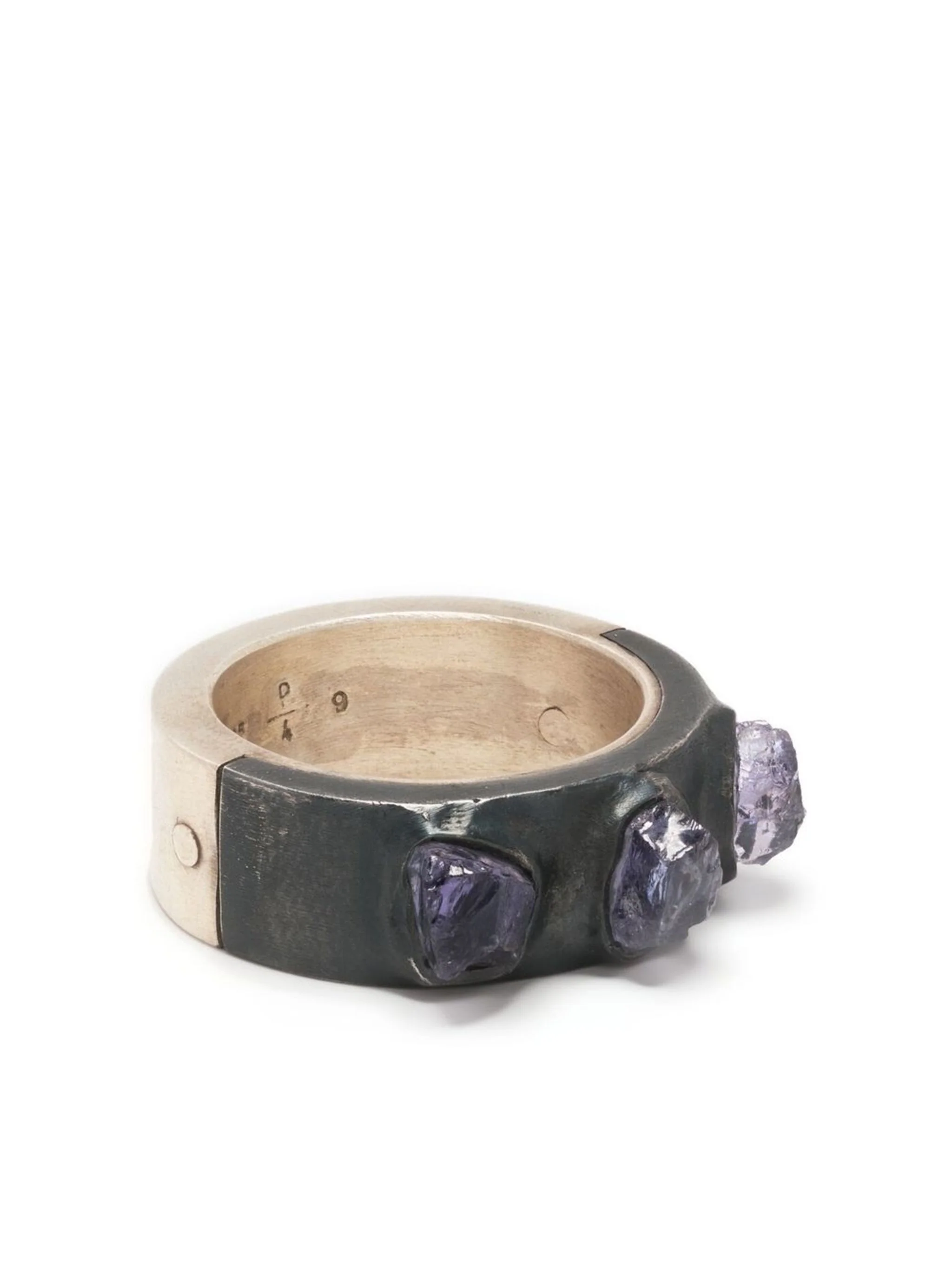 PARTS OF FOUR - Sistema Ring (Terrestrial Surfaced, 3 Tanzanites, 9mm, MA+KA+TAN)