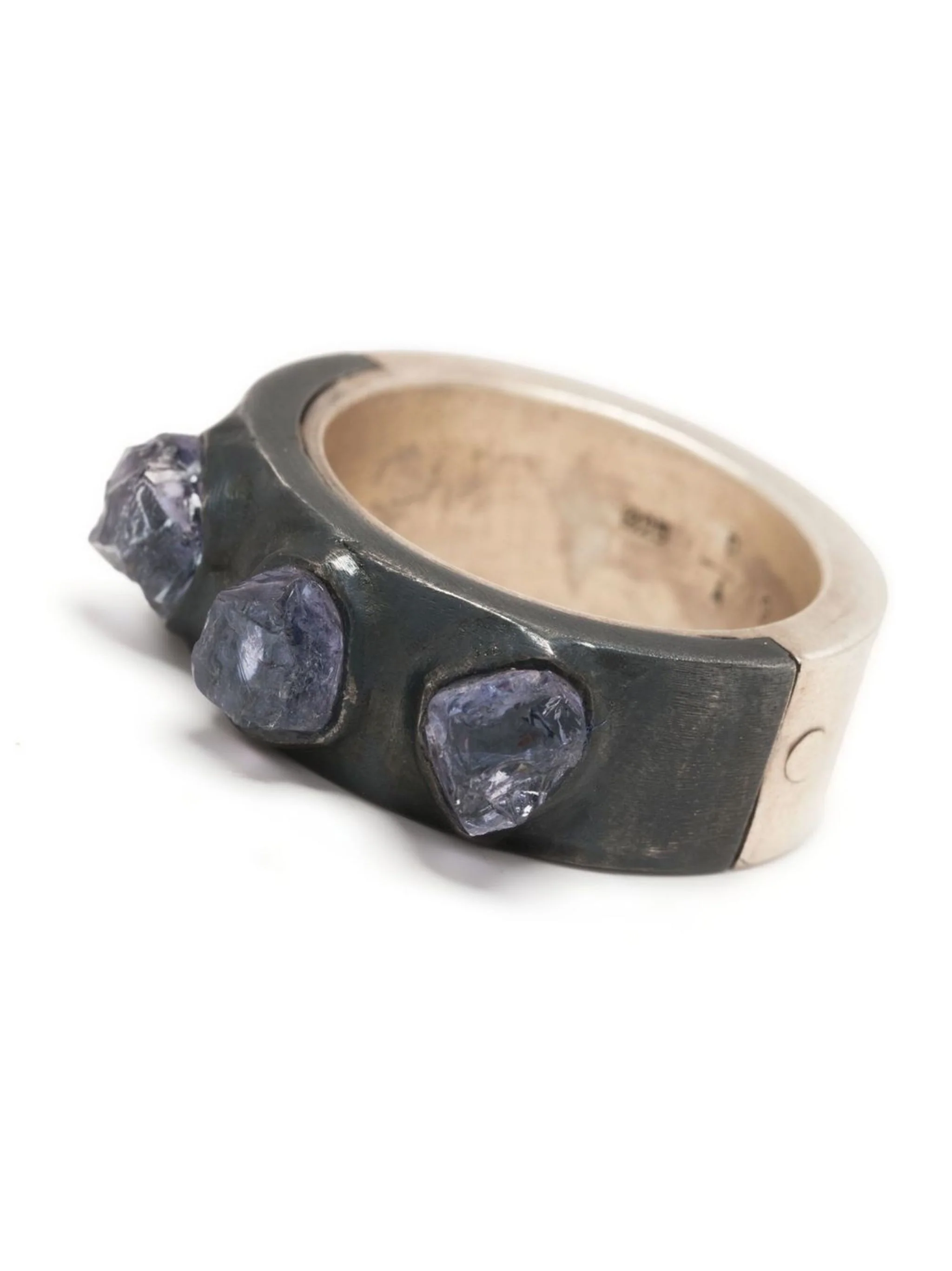 PARTS OF FOUR - Sistema Ring (Terrestrial Surfaced, 3 Tanzanites, 9mm, MA+KA+TAN) - Image 3