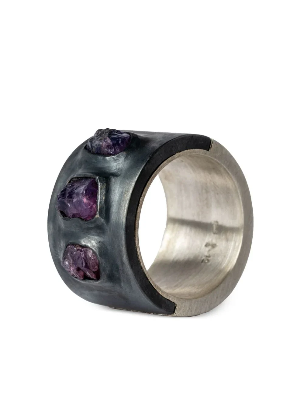 PARTS OF FOUR - Sistema Ring (Terrestrial Surfaced, 3 Winza Sapphires, 17mm, MA+KA+WIS) - Image 3