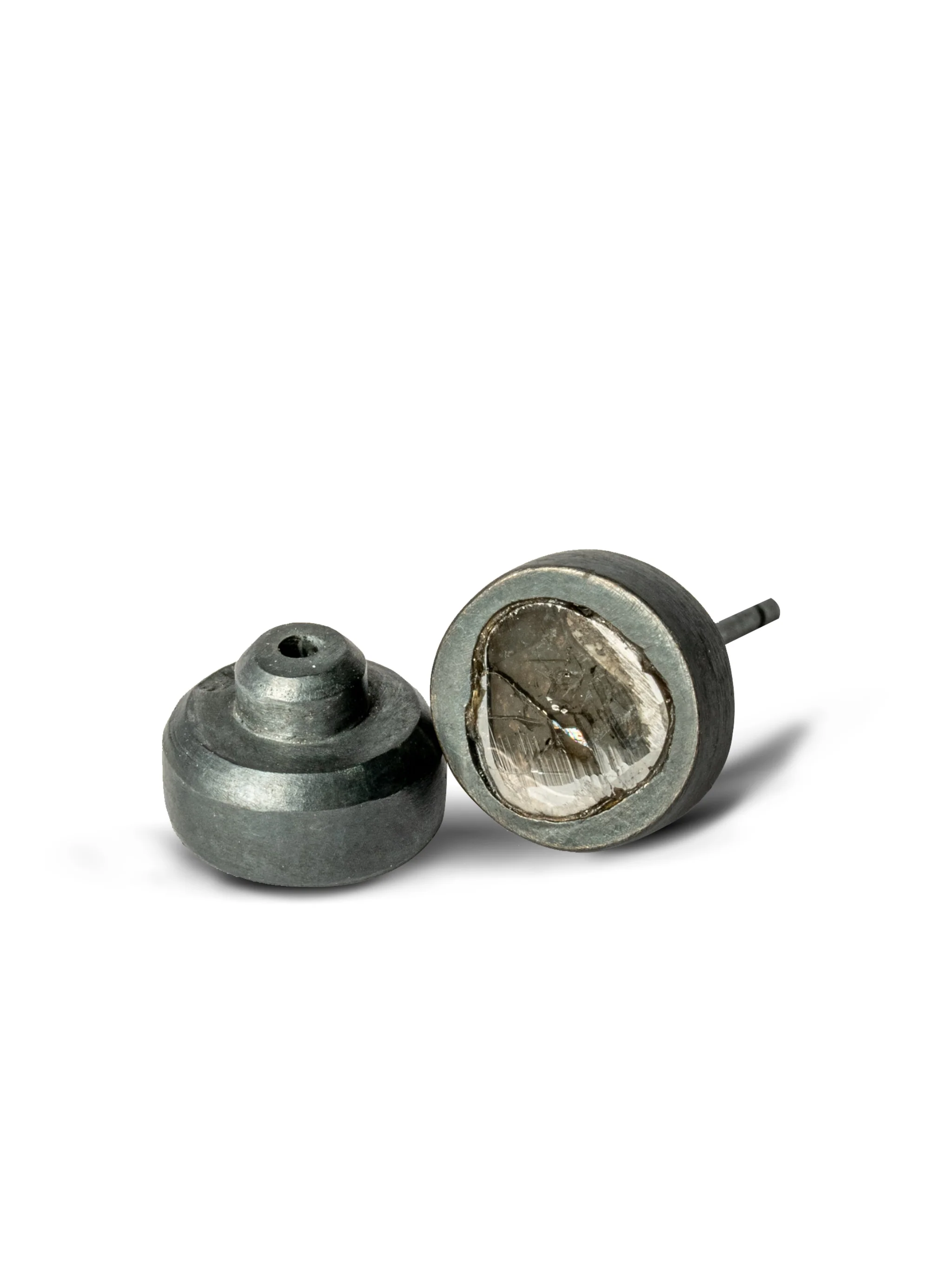 PARTS OF FOUR - Stud Earring (0.2 CT, Diamond Slab, KA+DIA) - Image 4