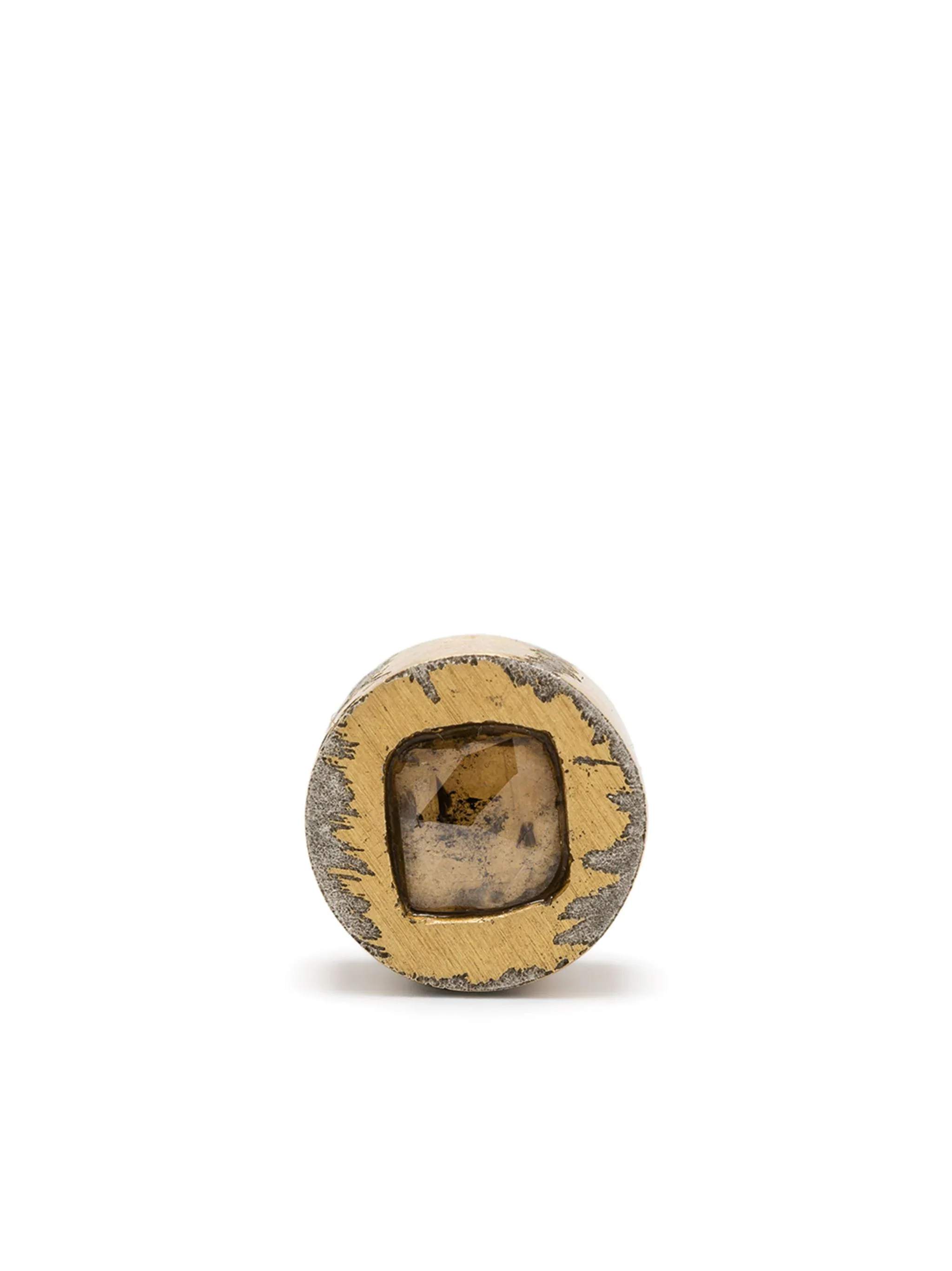 PARTS OF FOUR - Stud Earring (0.2 CT, Tiny Faceted Diamond Slab, AGA+FCDIA) - Image 3