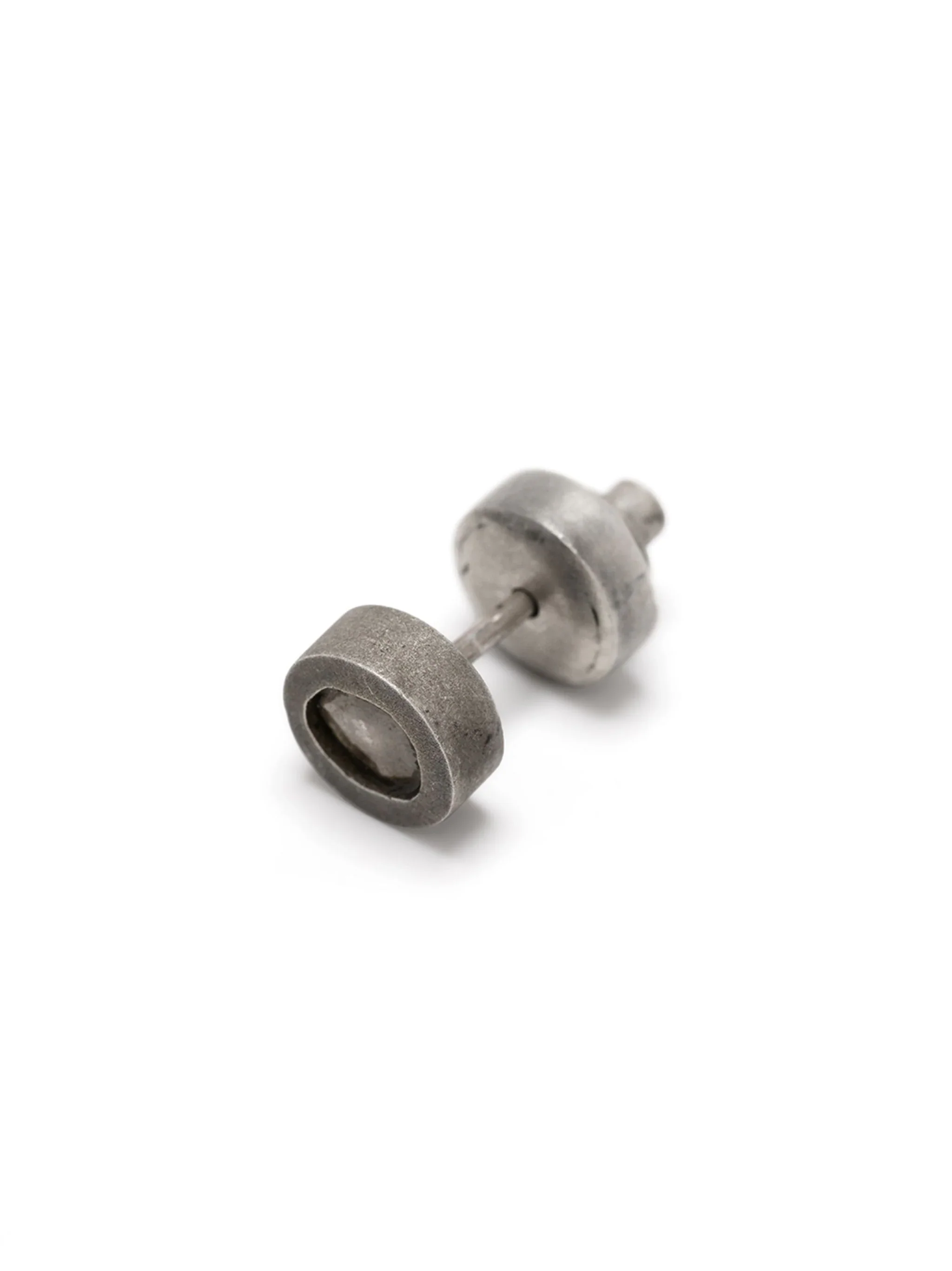 PARTS OF FOUR - Stud Earring (0.2 CT, Tiny Faceted Diamond Slab, DA+FCDIA) - Image 3