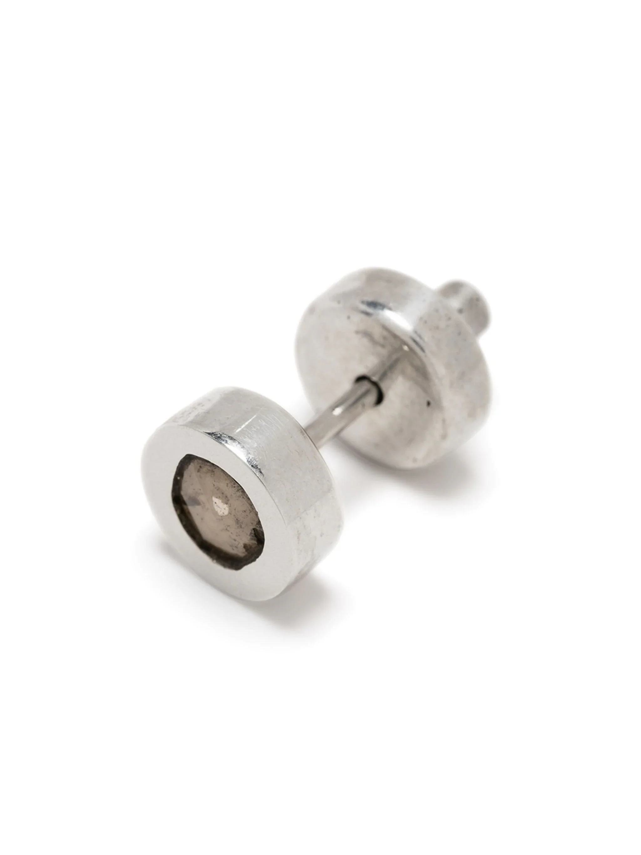 PARTS OF FOUR - Stud Earring (0.2 CT, Tiny Faceted Diamond Slab, PA+FCDIA) - Image 3