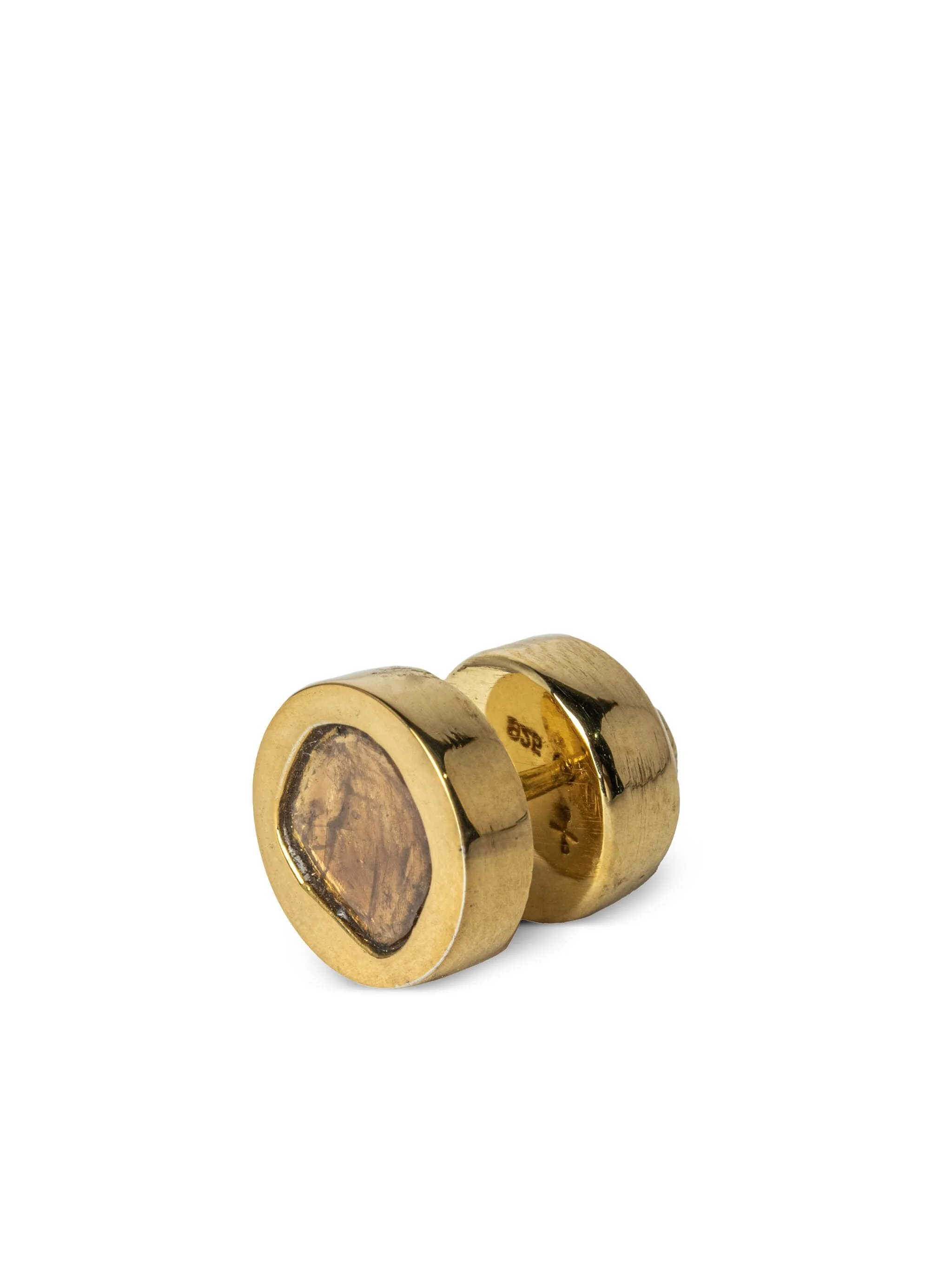 PARTS OF FOUR - Stud Earring (0.6 CT, Diamond Slab, YGA+DIA)