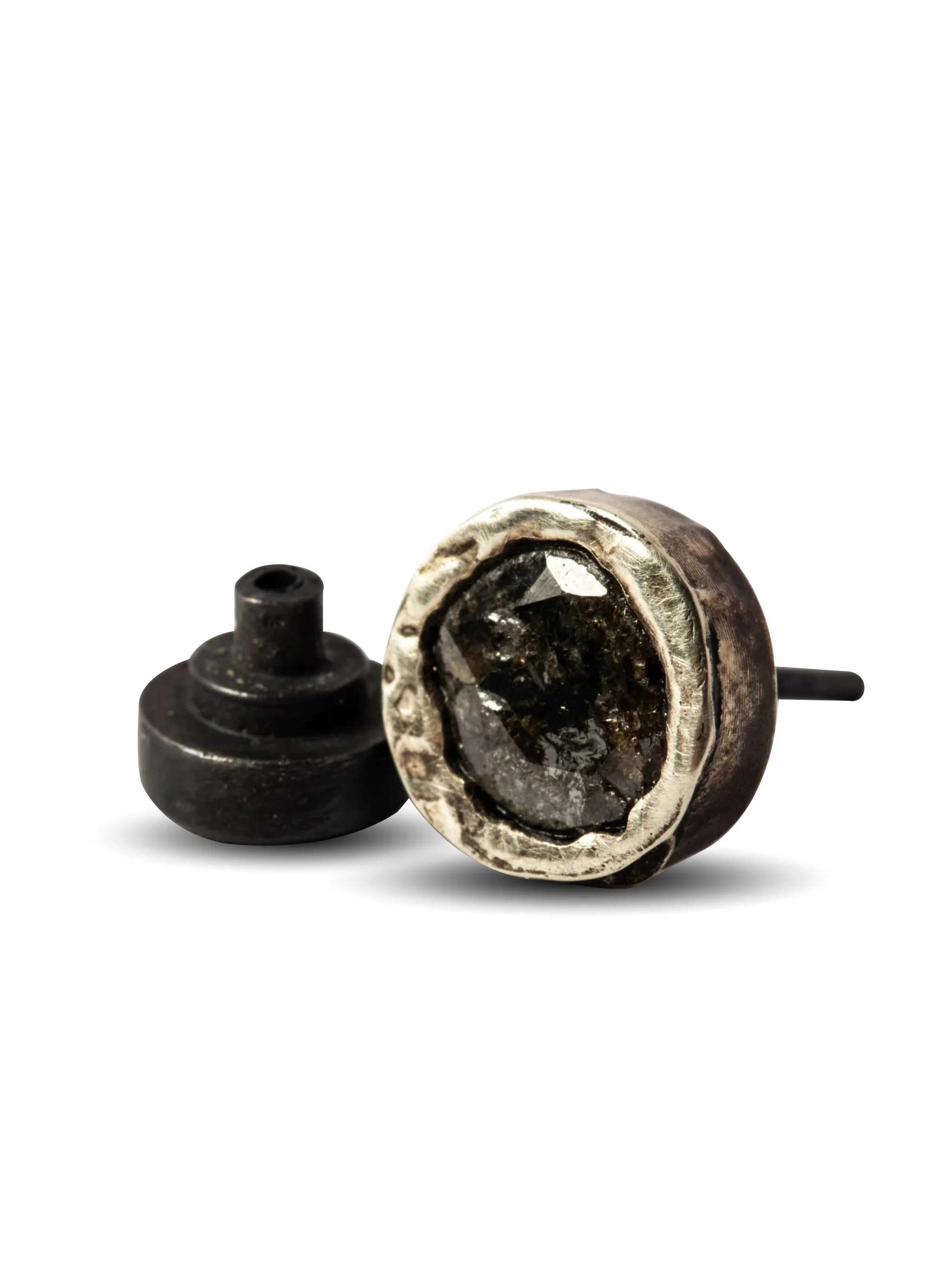 PARTS OF FOUR - Stud Earring (Fuse, 0.4 CT, Diamond Slab, KA10KW+DIA) - Image 3
