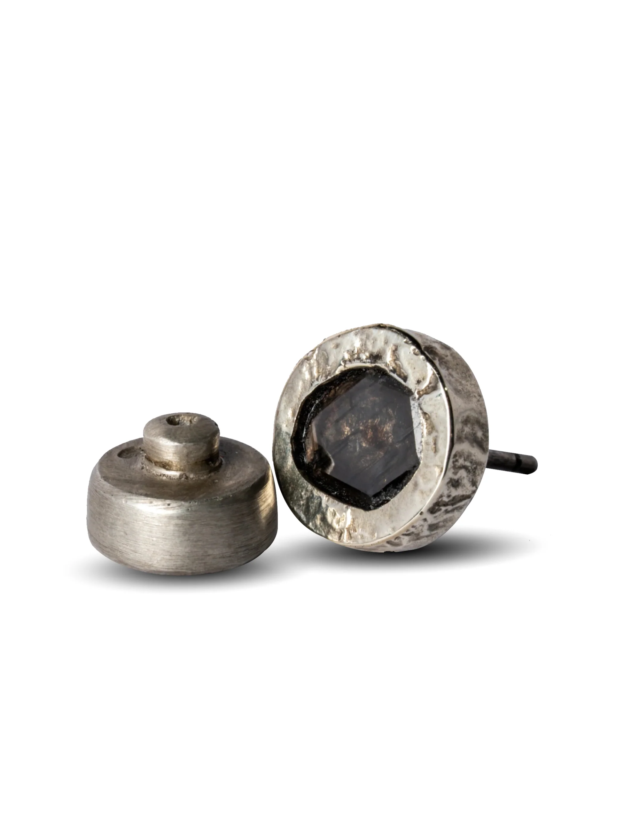 PARTS OF FOUR - Stud Earring (Fuse, 0.6 CT, Diamond Slab, DA10KW+DIA) - Image 3