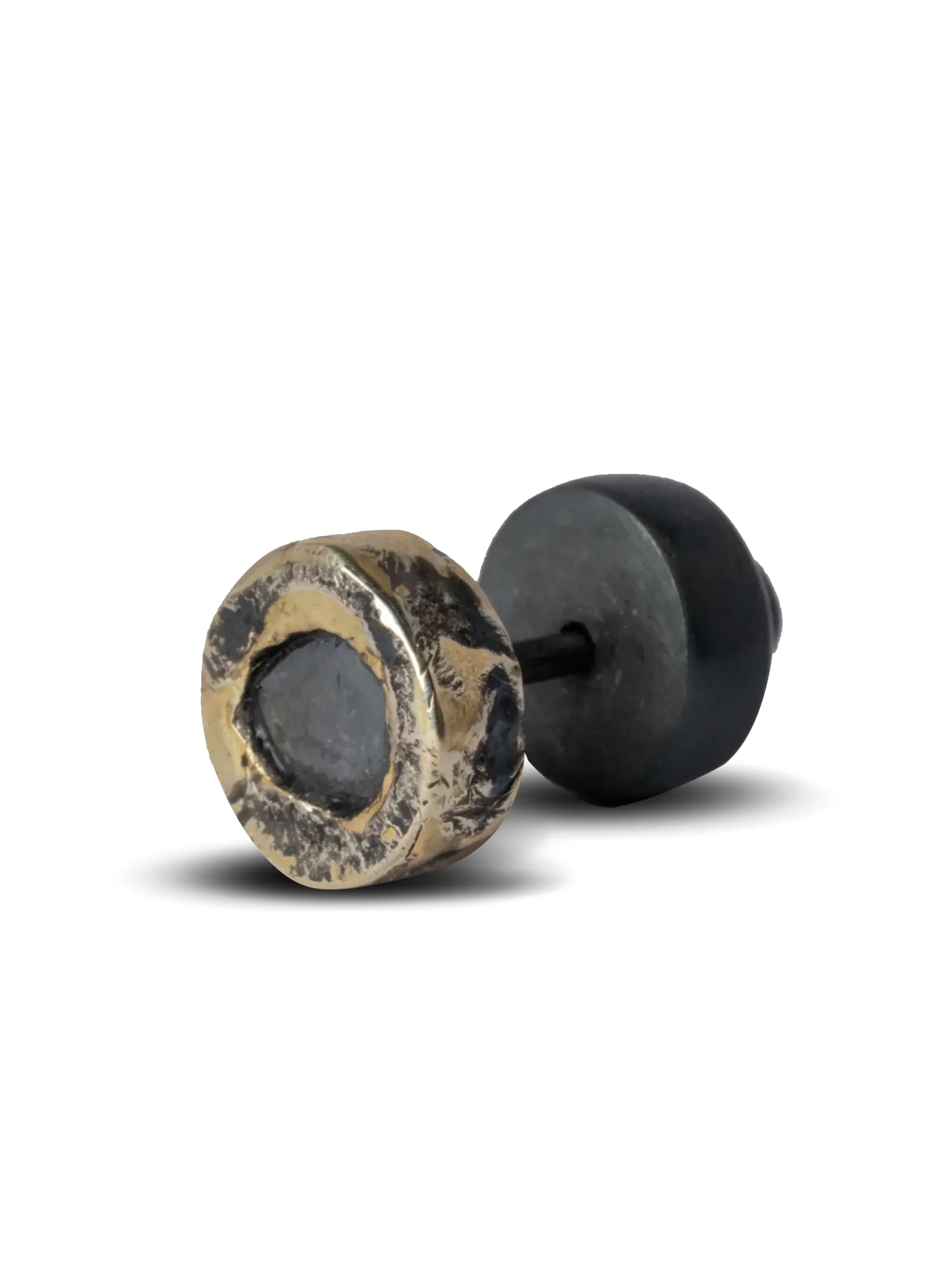 PARTS OF FOUR - Tiny Stud Earring (Fuse, 0.1 CT, Diamond Slab, KA18K+DIA) - Image 2