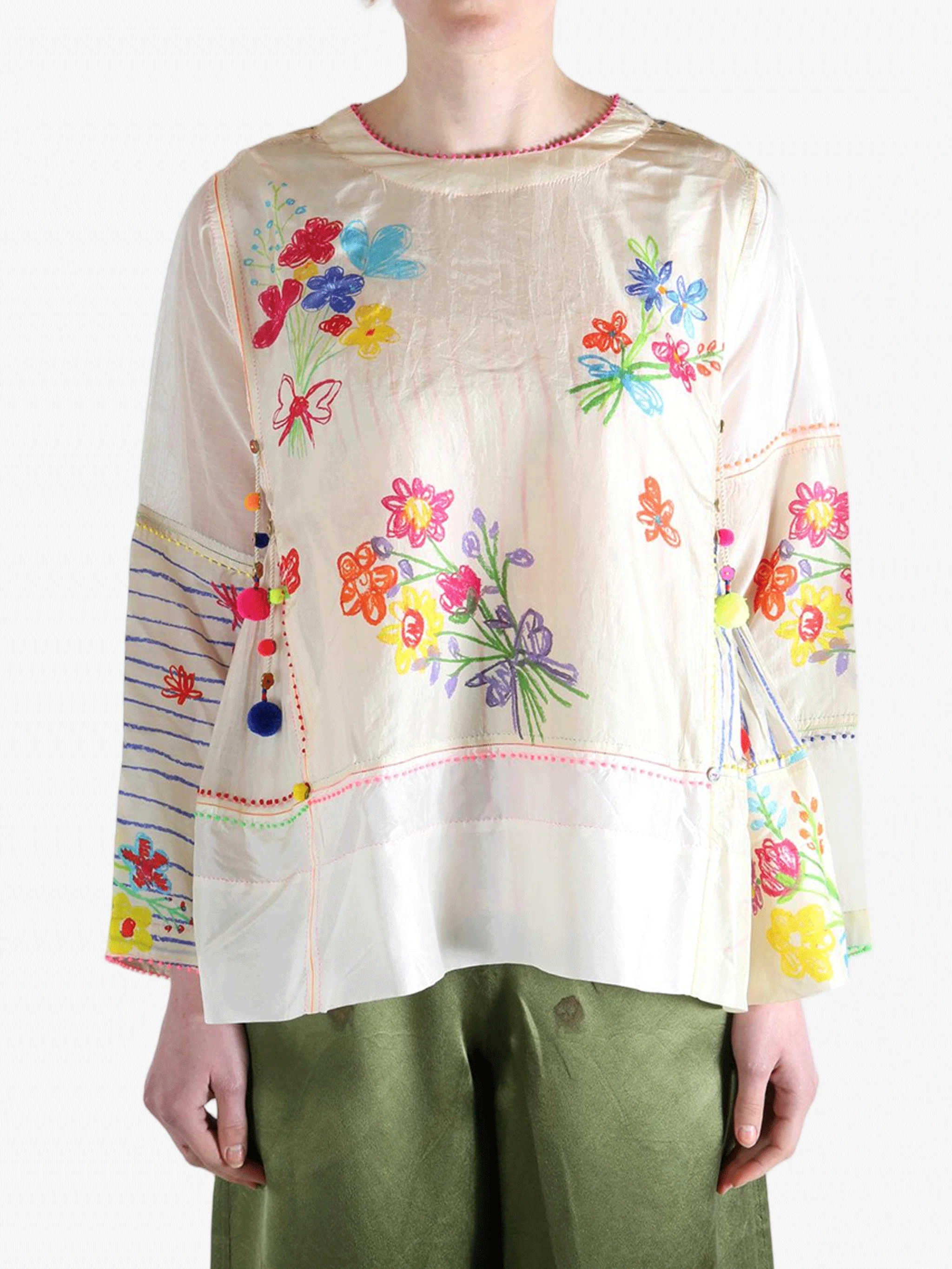 PERO - Women Floral Print Loose Top
