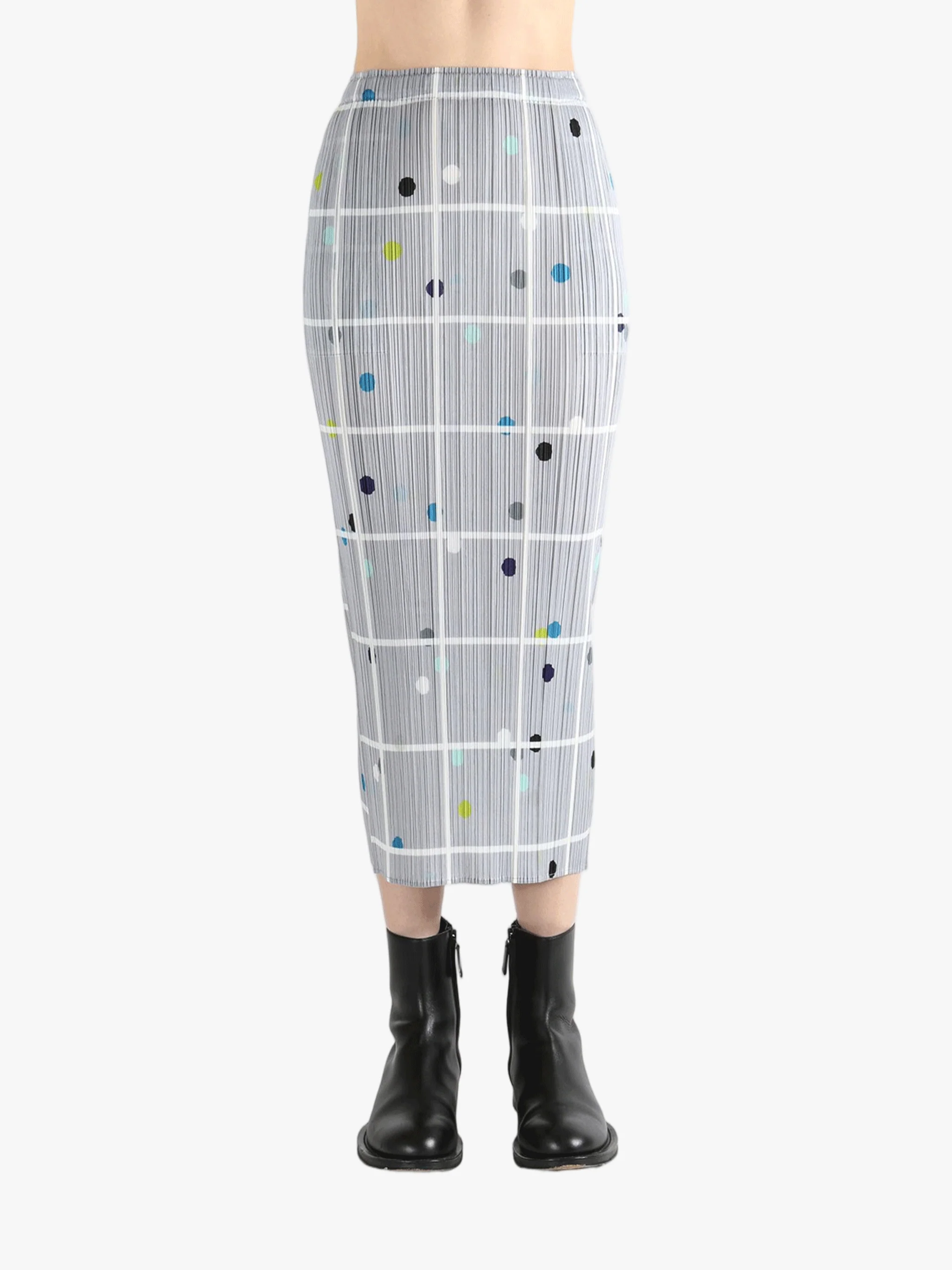 PLEATS PLEASE ISSEY MIYAKE - Women Crossing Dots Skirt
