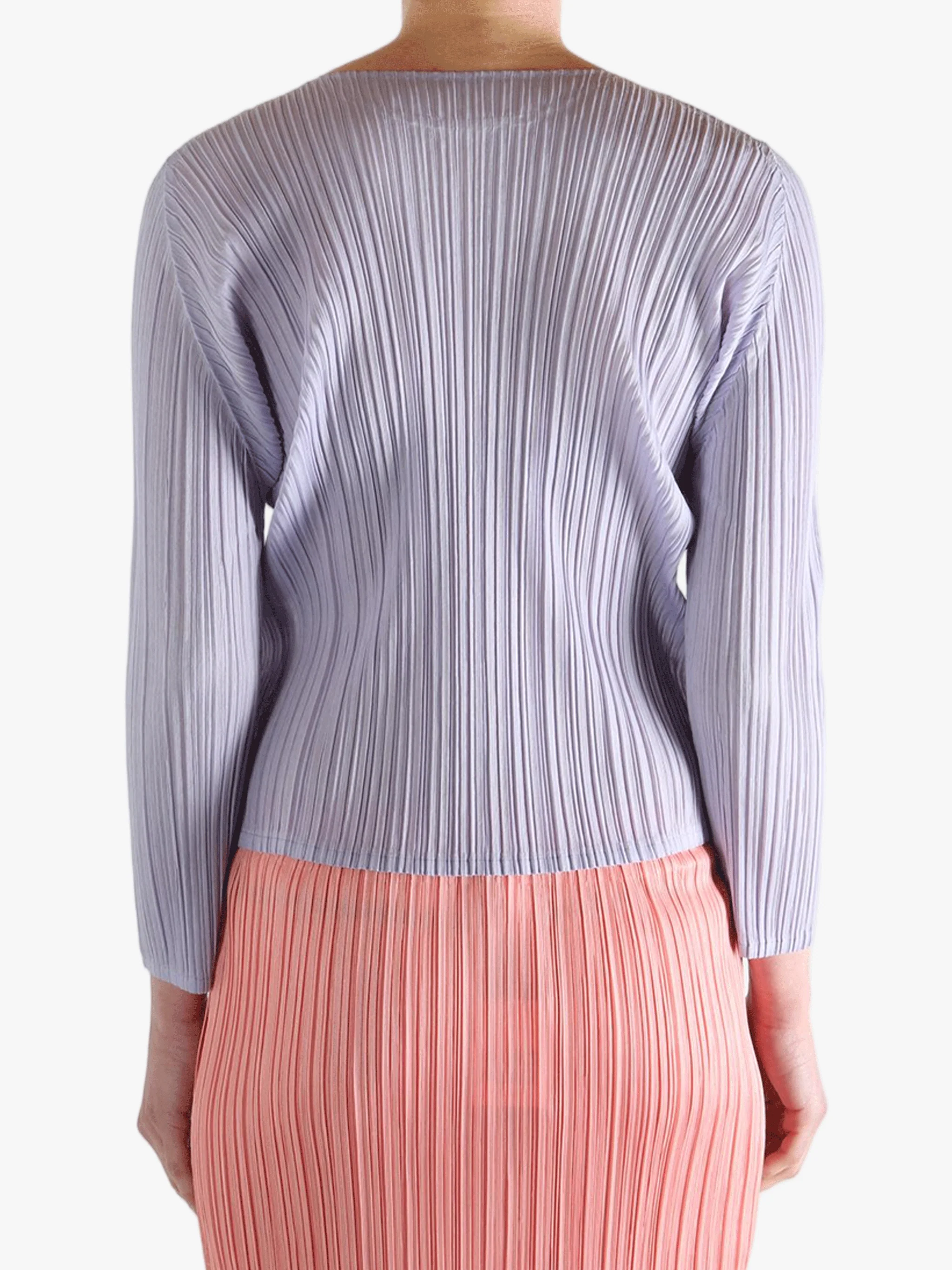 PLEATS PLEASE ISSEY MIYAKE - Women Ramie Pleats Shirt - Image 3