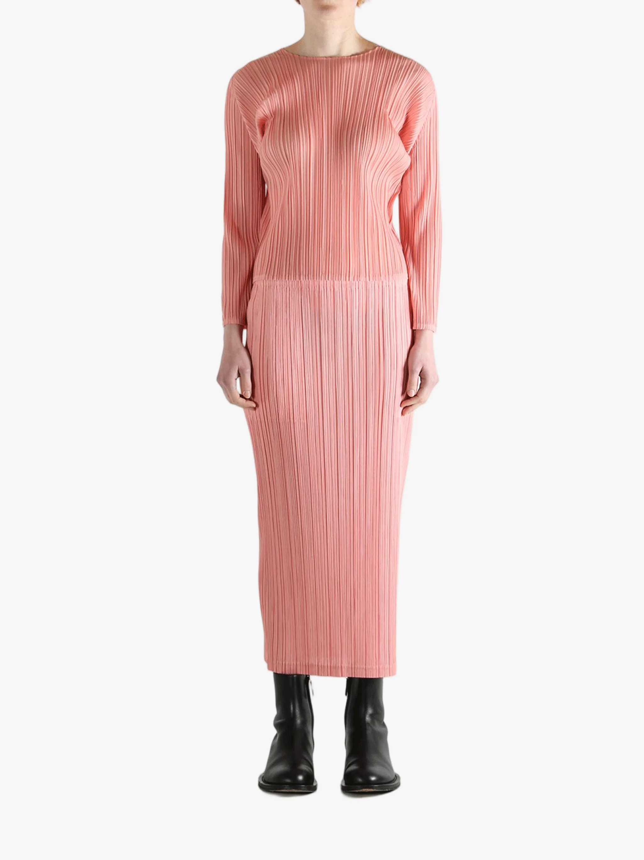 PLEATS PLEASE ISSEY MIYAKE - Women Ramie Pleats Shirt - Image 4