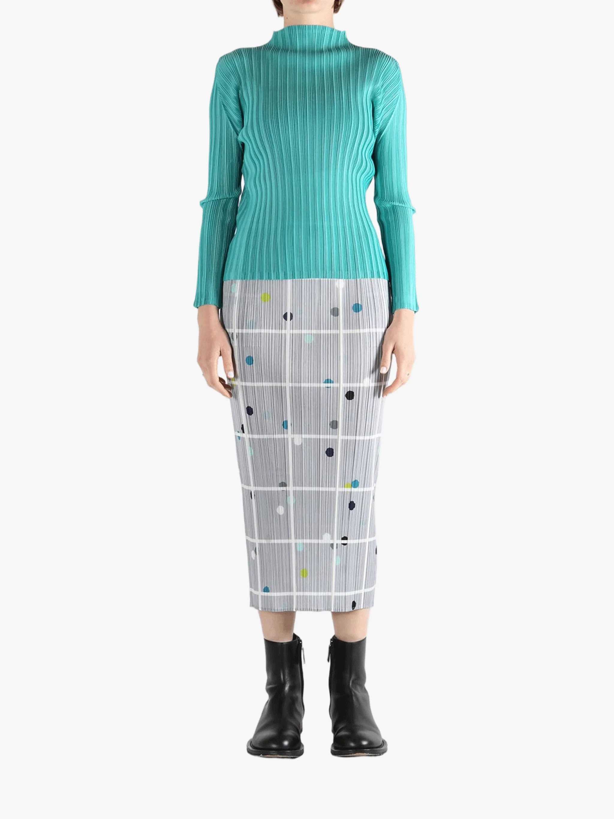 PLEATS PLEASE ISSEY MIYAKE - Women Rib Pleats February Shirt - Image 4