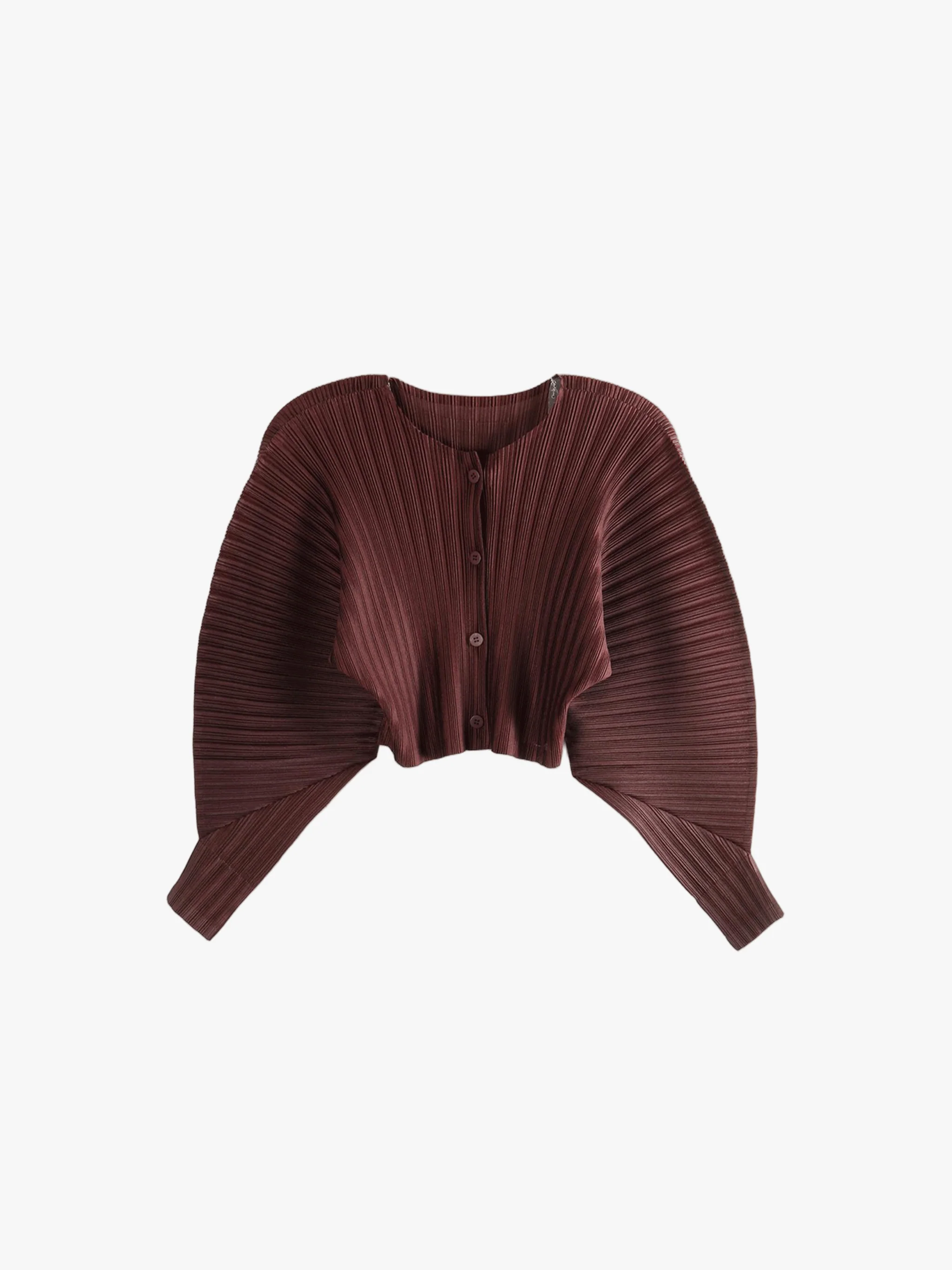 PLEATS PLEASE ISSEY MIYAKE - Women Rib Pleats January Cardigan - Image 4