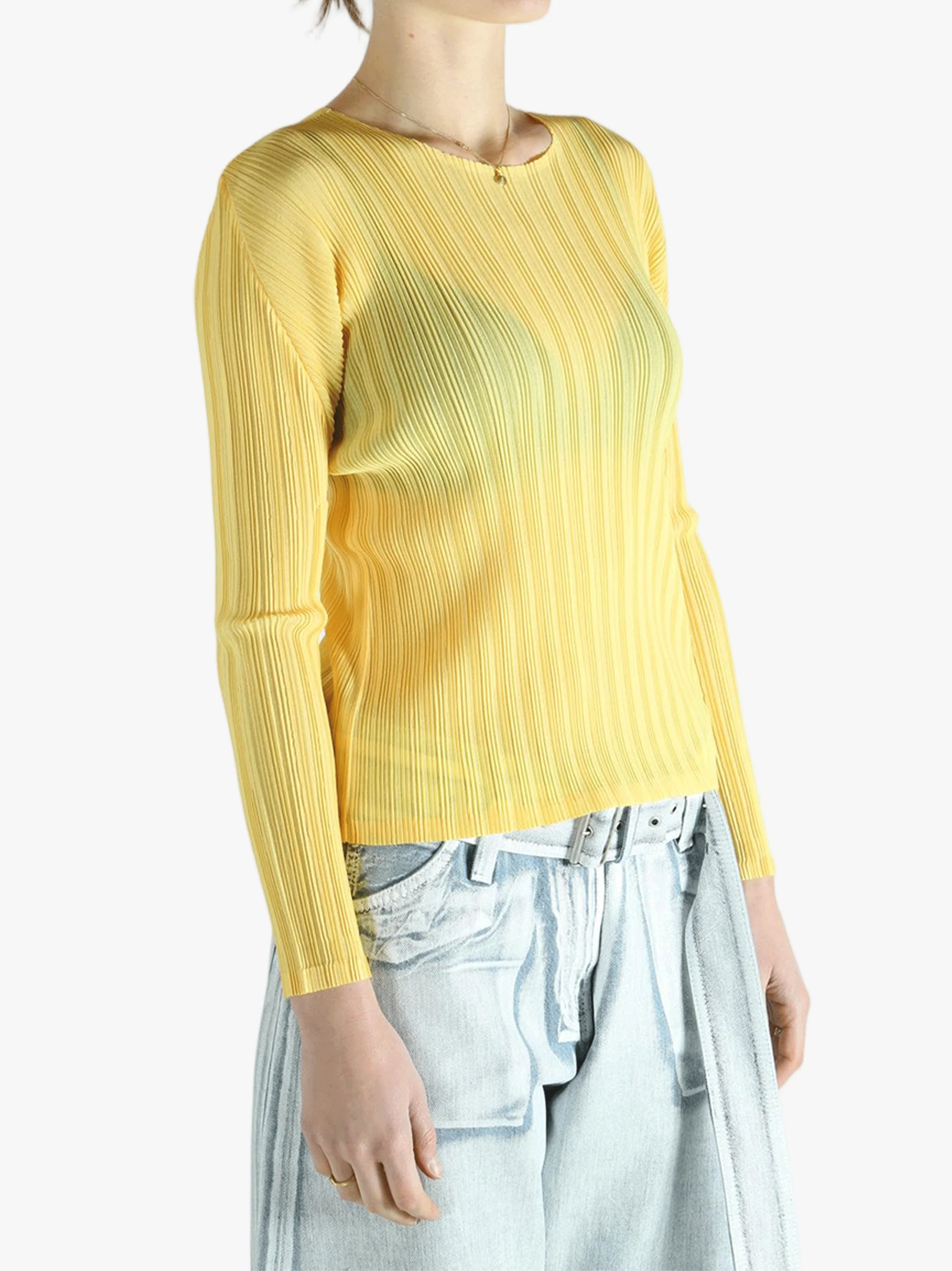 PLEATS PLEASE ISSEY MIYAKE - Women Rib Pleats January Shirt - Image 2