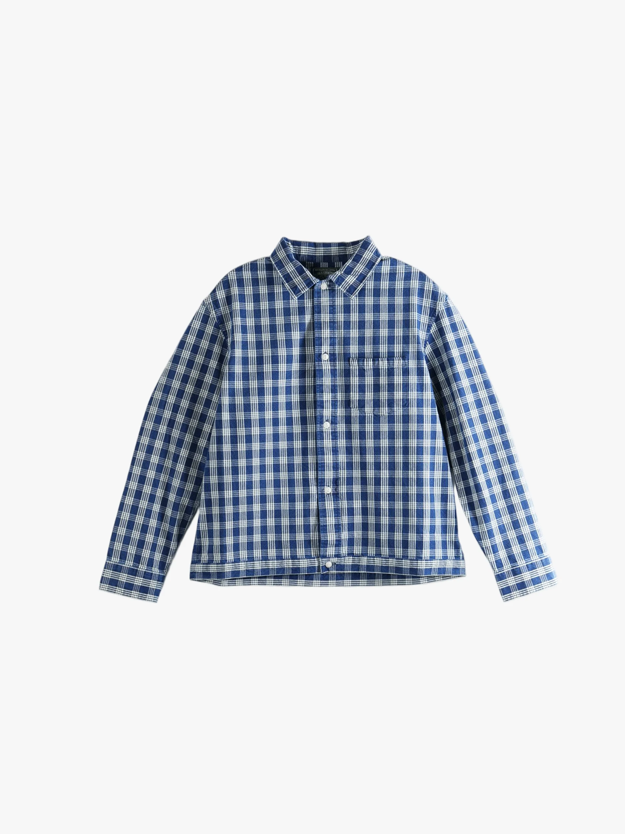 POLO RALPH LAUREN - Men Long-Sleeve Indigo-Dyed Rustic Plainweave Hickam Workshirt - Image 4