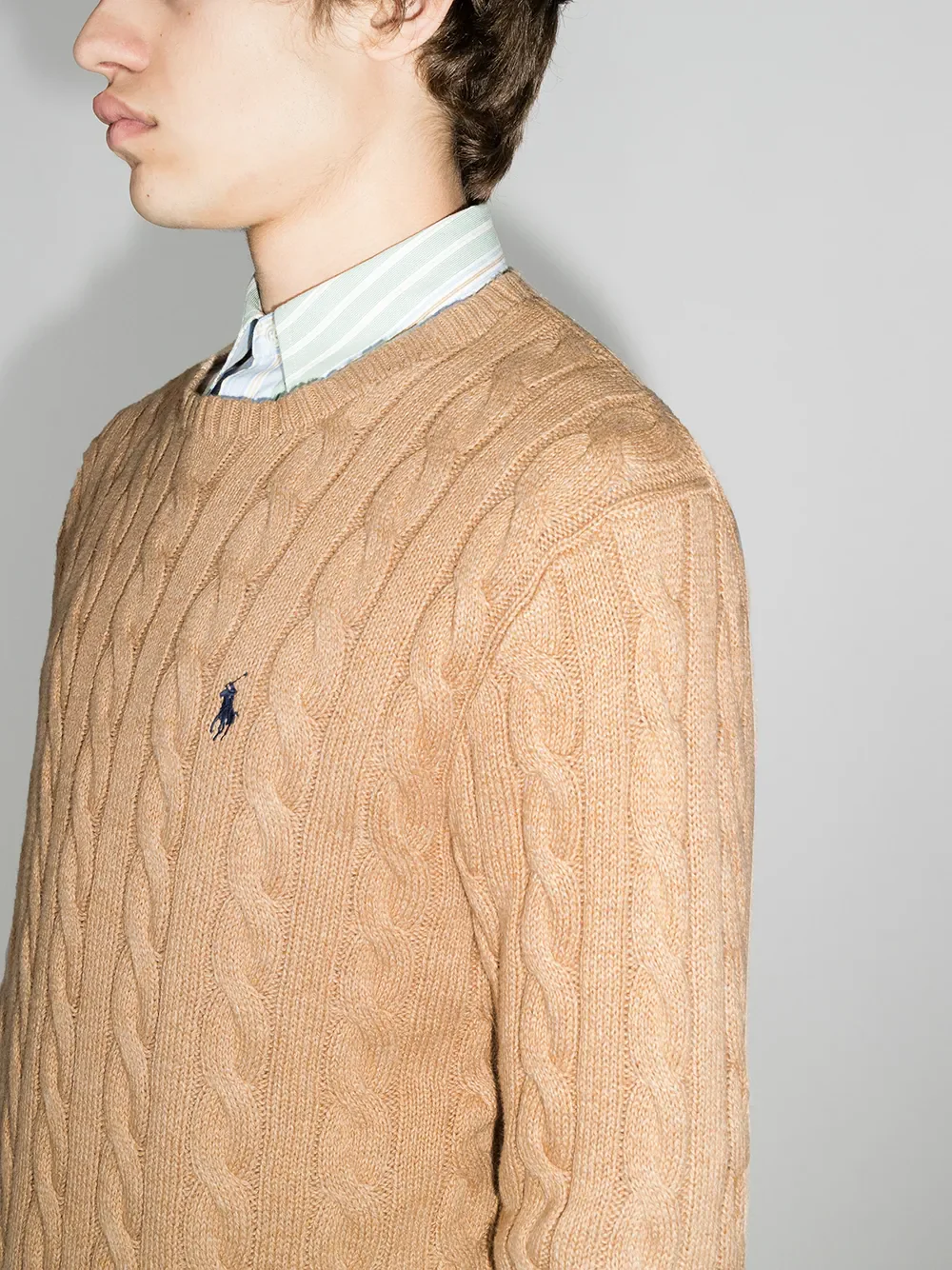 POLO RALPH LAUREN - Men Long Sleeve Knit Crewneck Sweater - Image 4