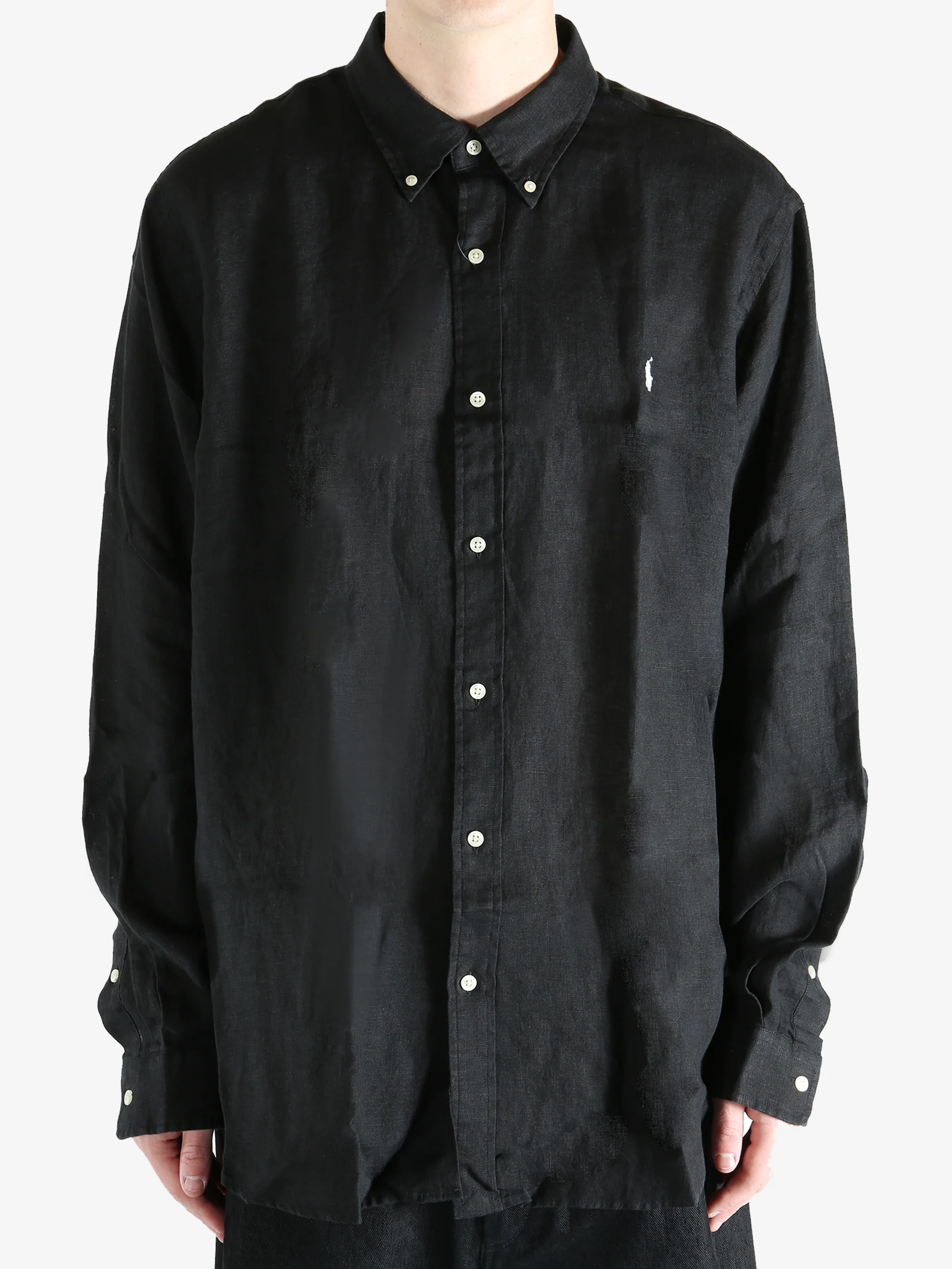 POLO RALPH LAUREN - Men Long-Sleeve Piece Dye Linen Sport Shirt