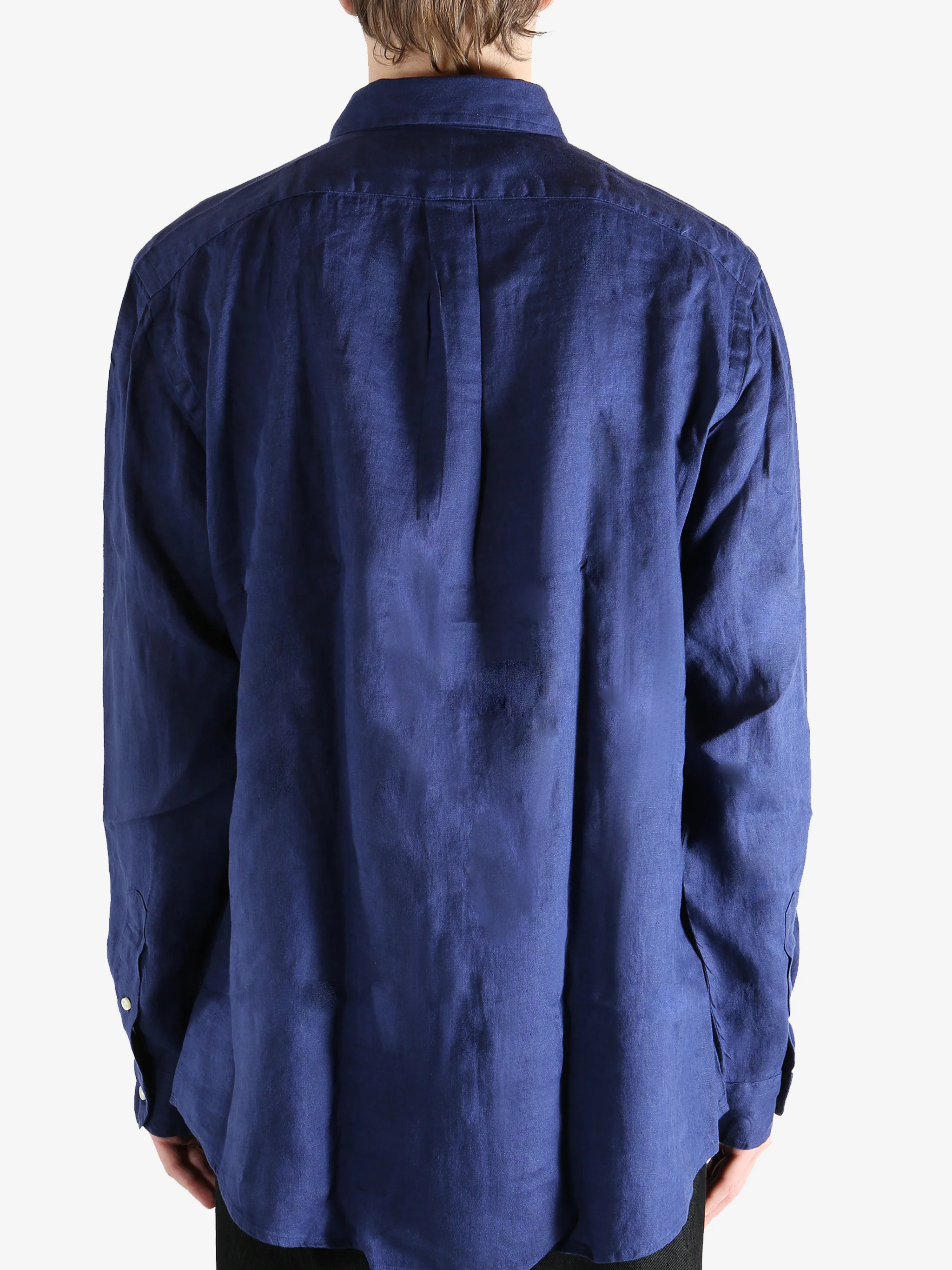 POLO RALPH LAUREN - Men Long-Sleeve Piece Dye Linen Sport Shirt - Image 3