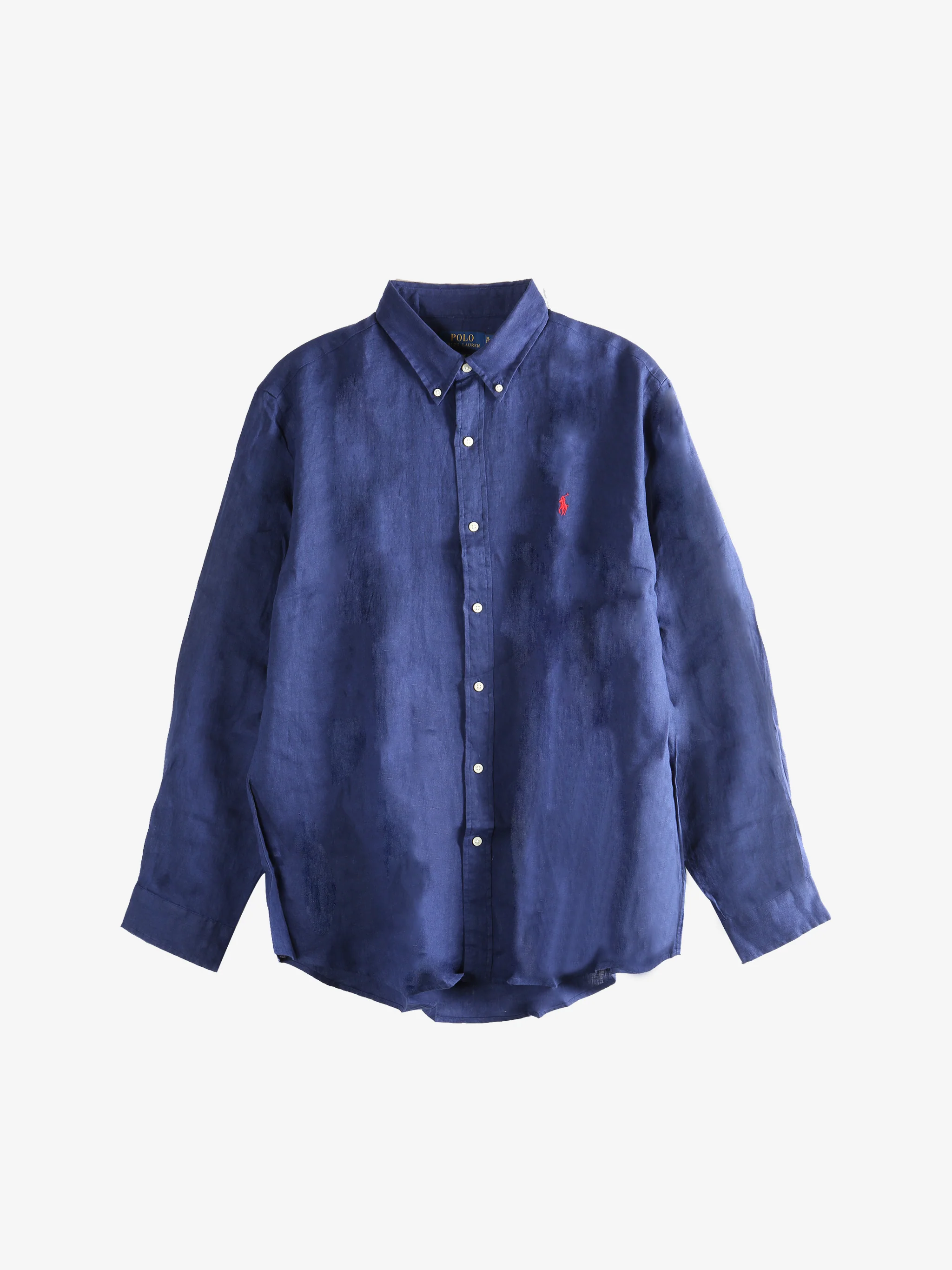 POLO RALPH LAUREN - Men Long-Sleeve Piece Dye Linen Sport Shirt - Image 4