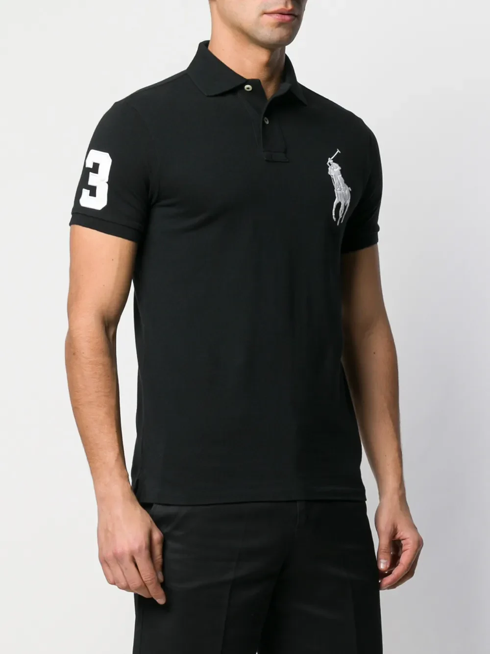 POLO RALPH LAUREN - Men Short-Sleeve Big Pony Mesh Polo Shirt - Image 2