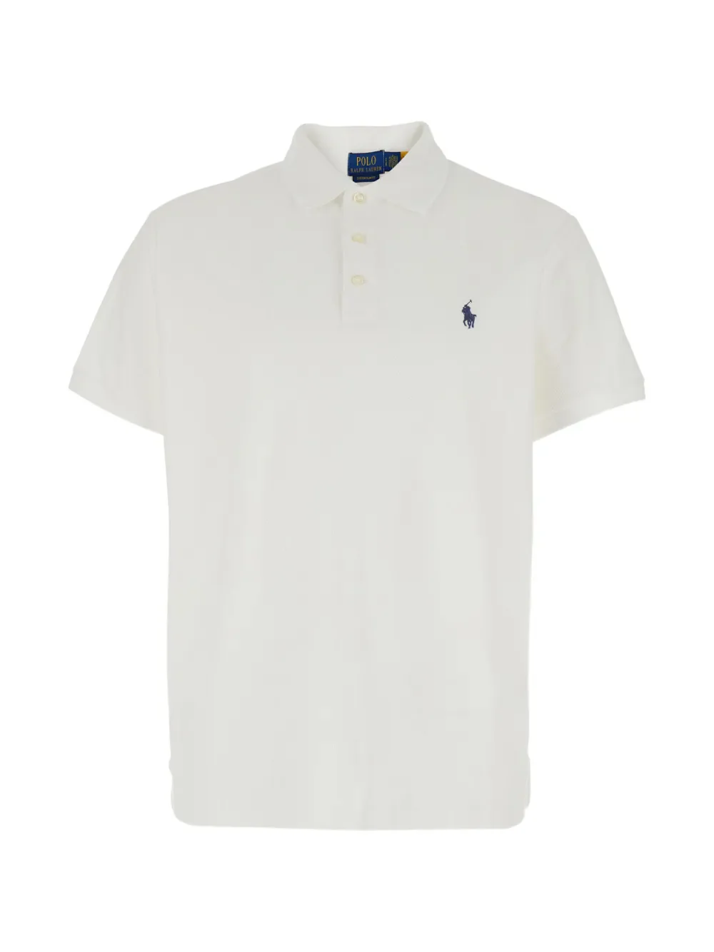POLO RALPH LAUREN - Men Short Sleeve Cotton Honeycomb Textured Polo - Image 5
