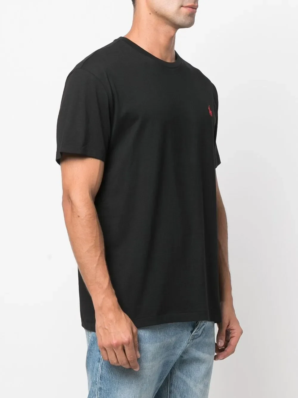 POLO RALPH LAUREN - Men Short Sleeve Crewneck Classic Fit T-Shirt - Image 2