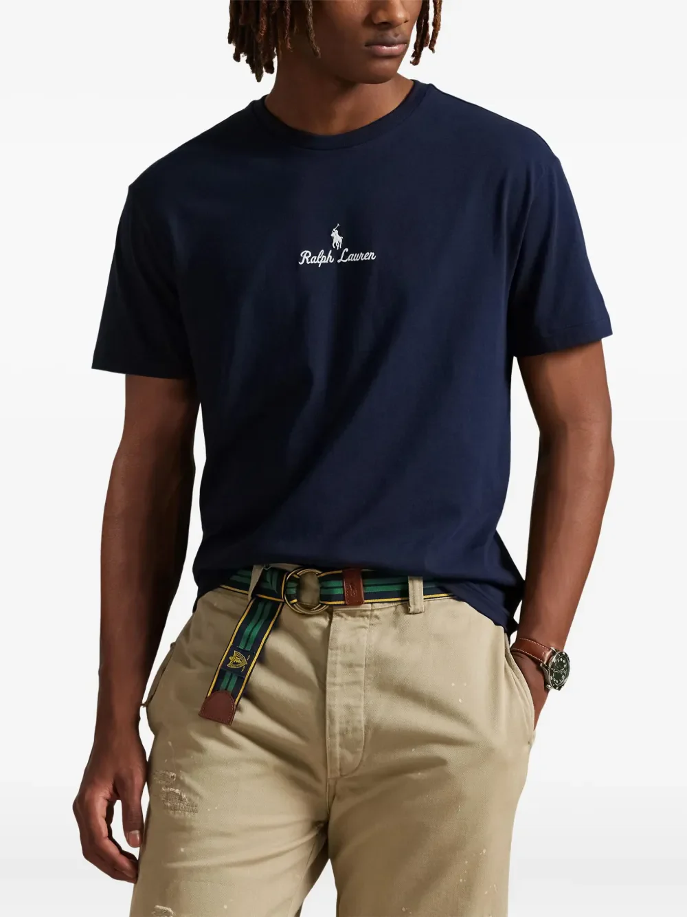 POLO RALPH LAUREN Men Short-Sleeve Jersey Knit Ralph Lauren Script Graphic T-Shirt