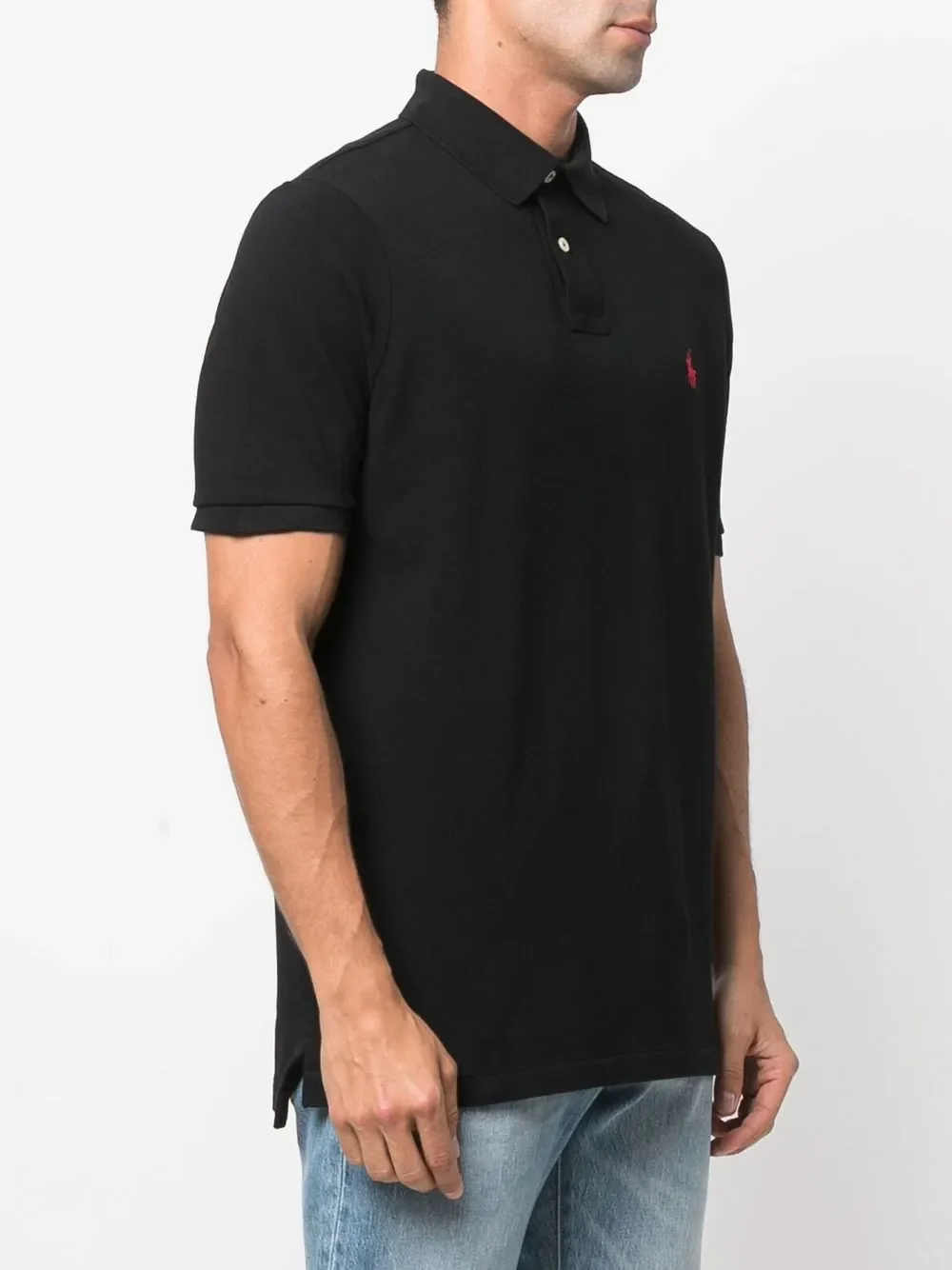POLO RALPH LAUREN - Men Short Sleeve Mesh Polo - Image 2