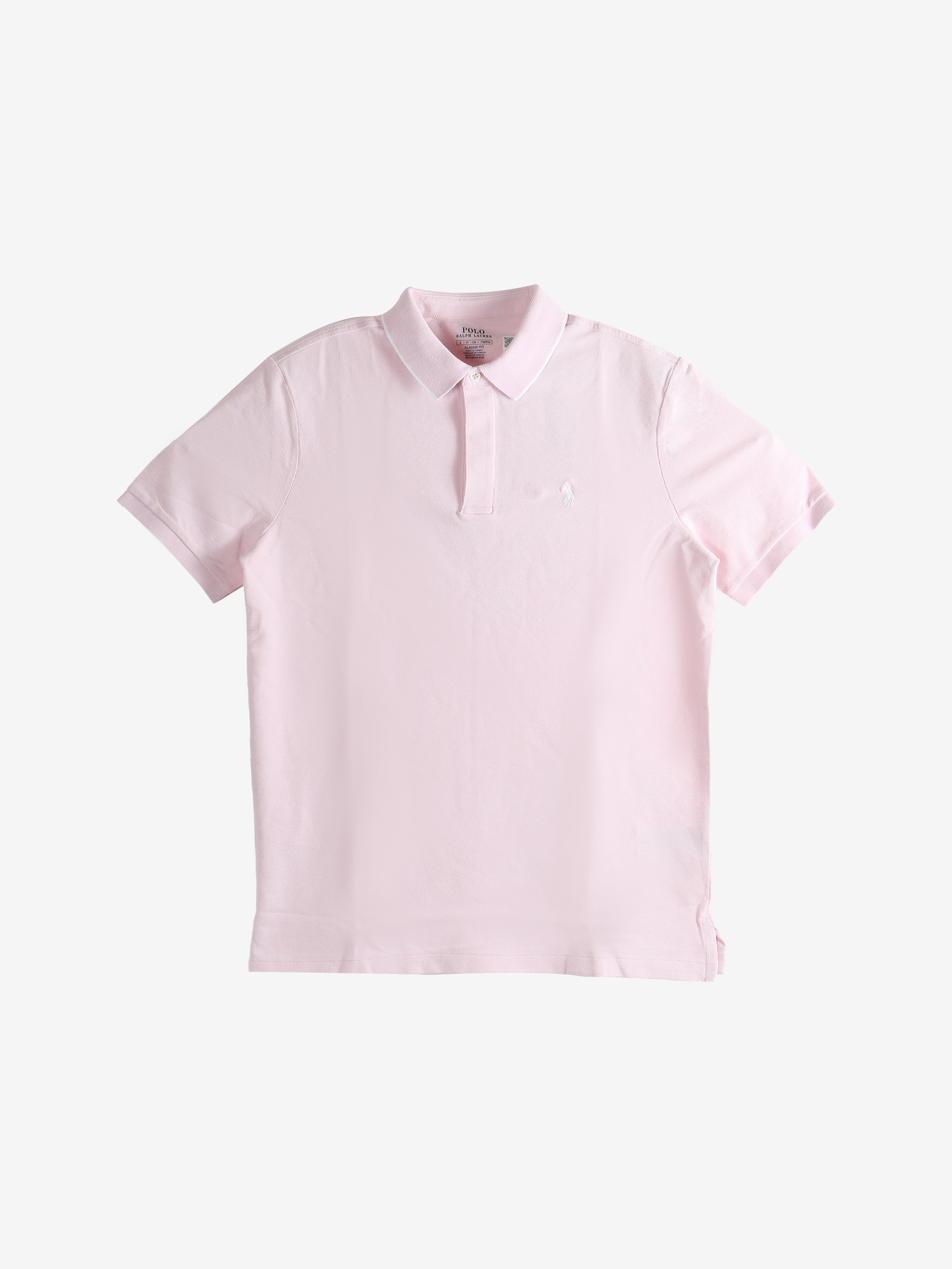 POLO RALPH LAUREN - Men Short-Sleeve Oxford Polo w/ Knit Collar and Tipping