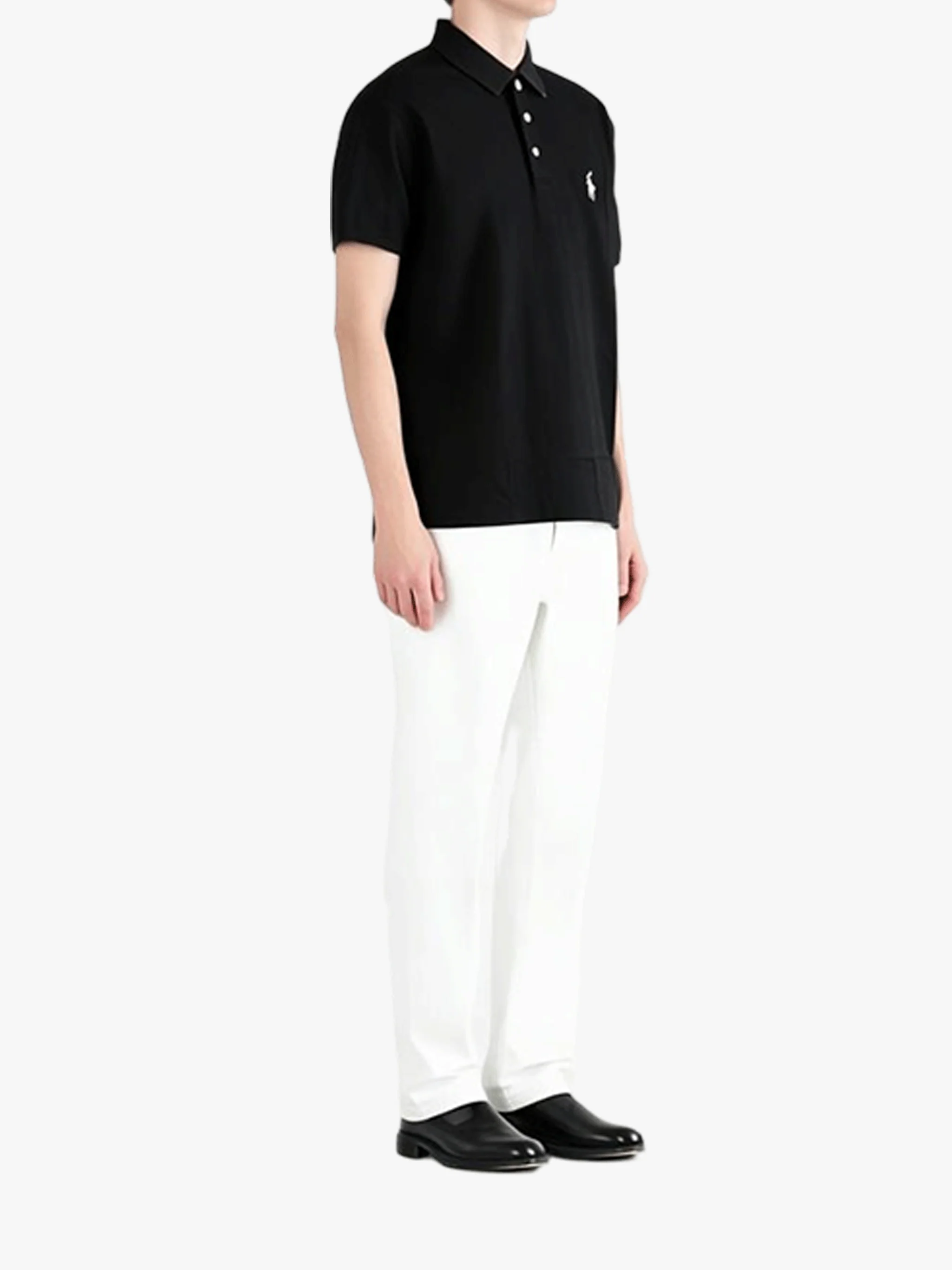 POLO RALPH LAUREN - Men Short-Sleeve Stretch Mesh Button Placket Polo Shirt - Image 2