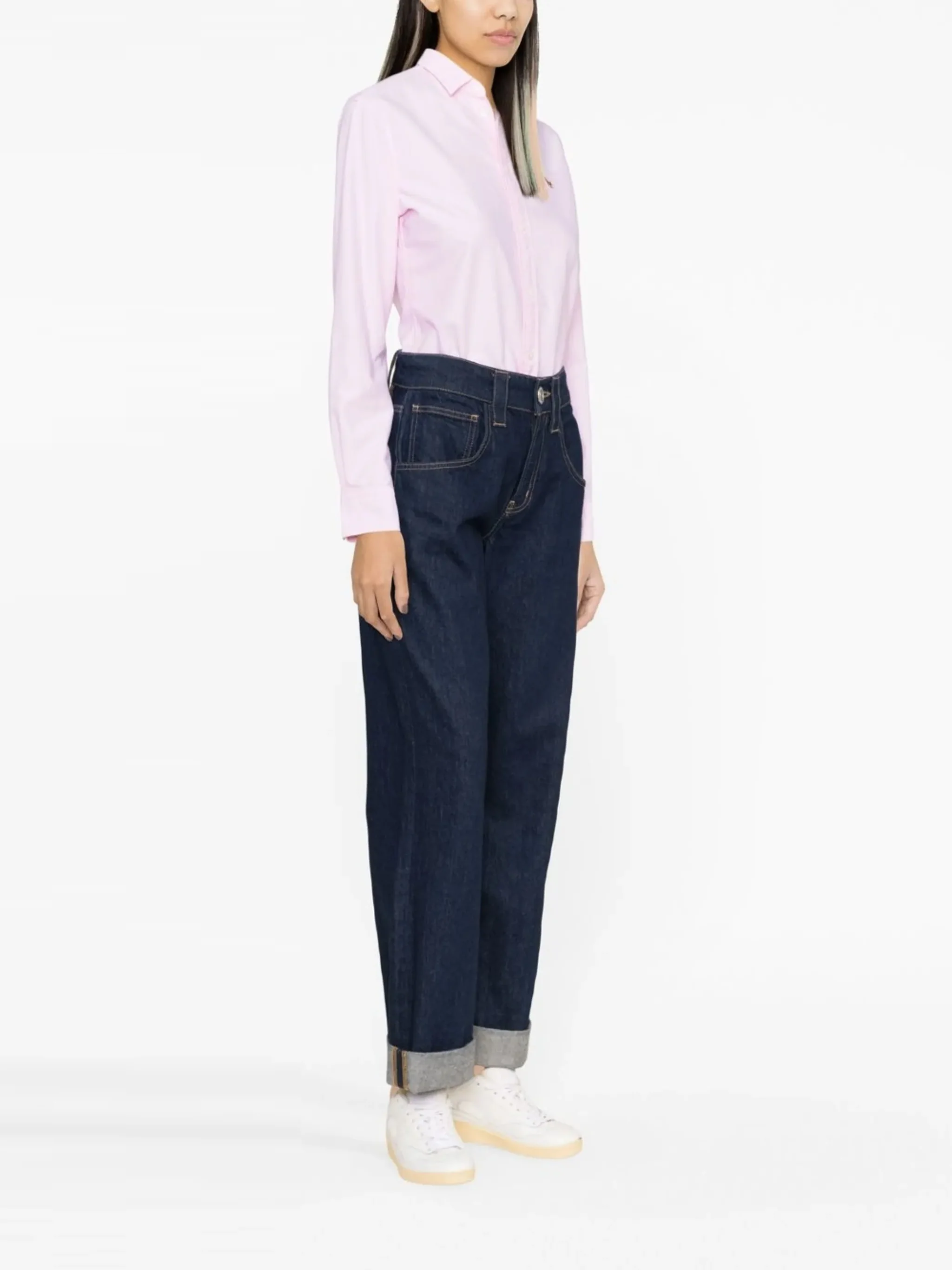 POLO RALPH LAUREN - Women Crlte St Long Sleeve Button Front Shirt - Image 2