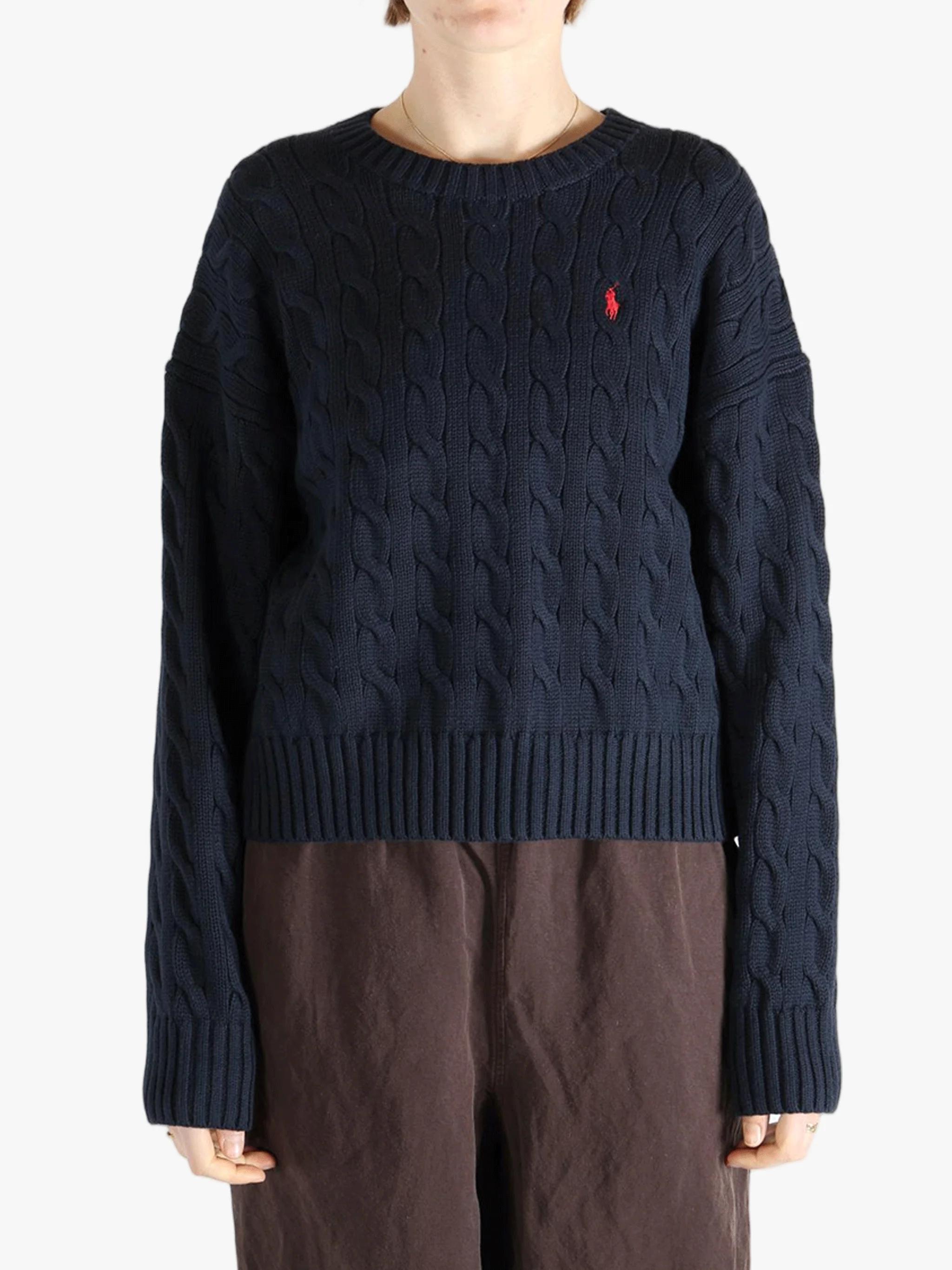 POLO RALPH LAUREN - Women Long Sleeve Crew Pullover Sweater