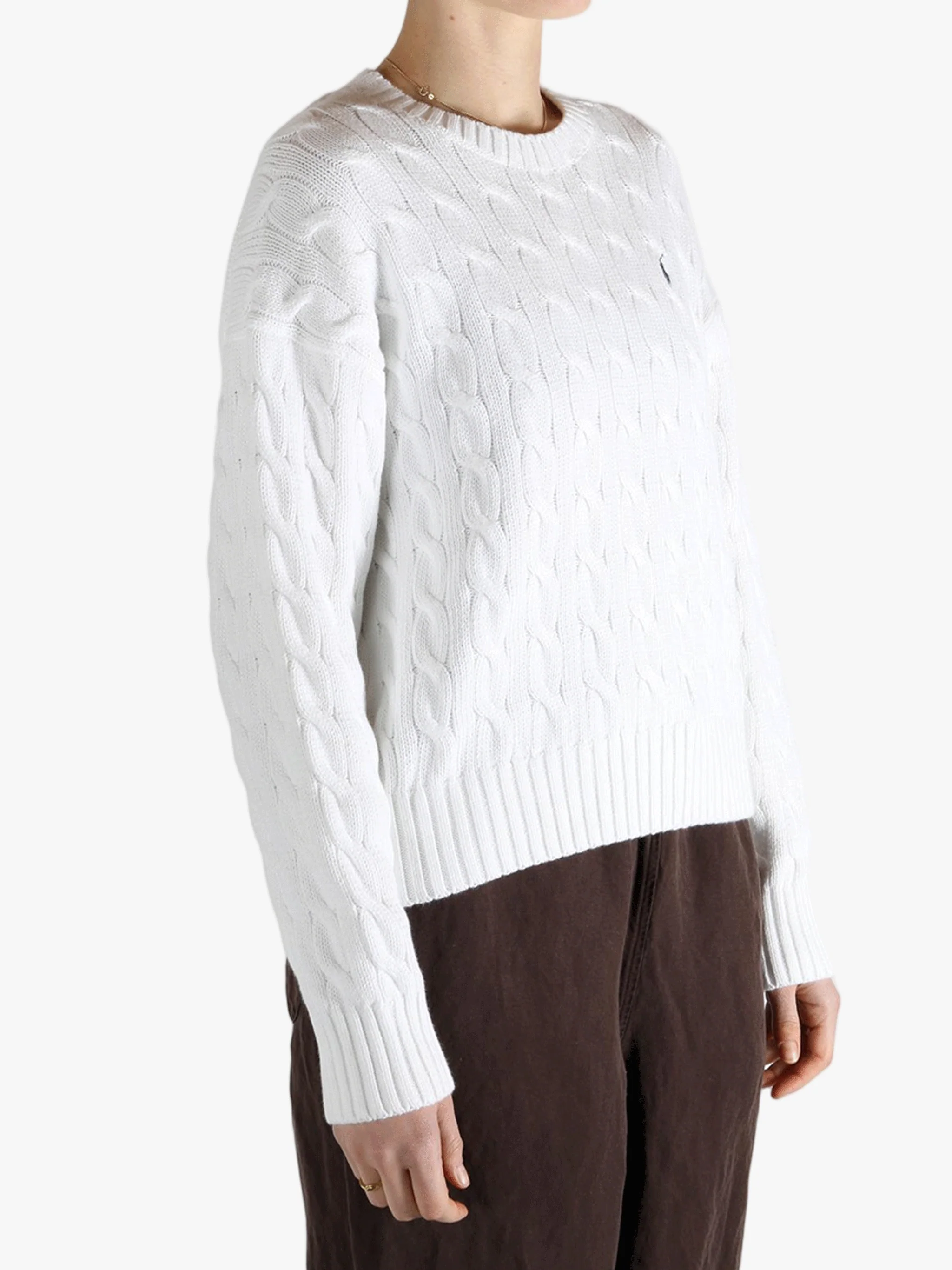 POLO RALPH LAUREN - Women Long Sleeve Crew Pullover Sweater - Image 2