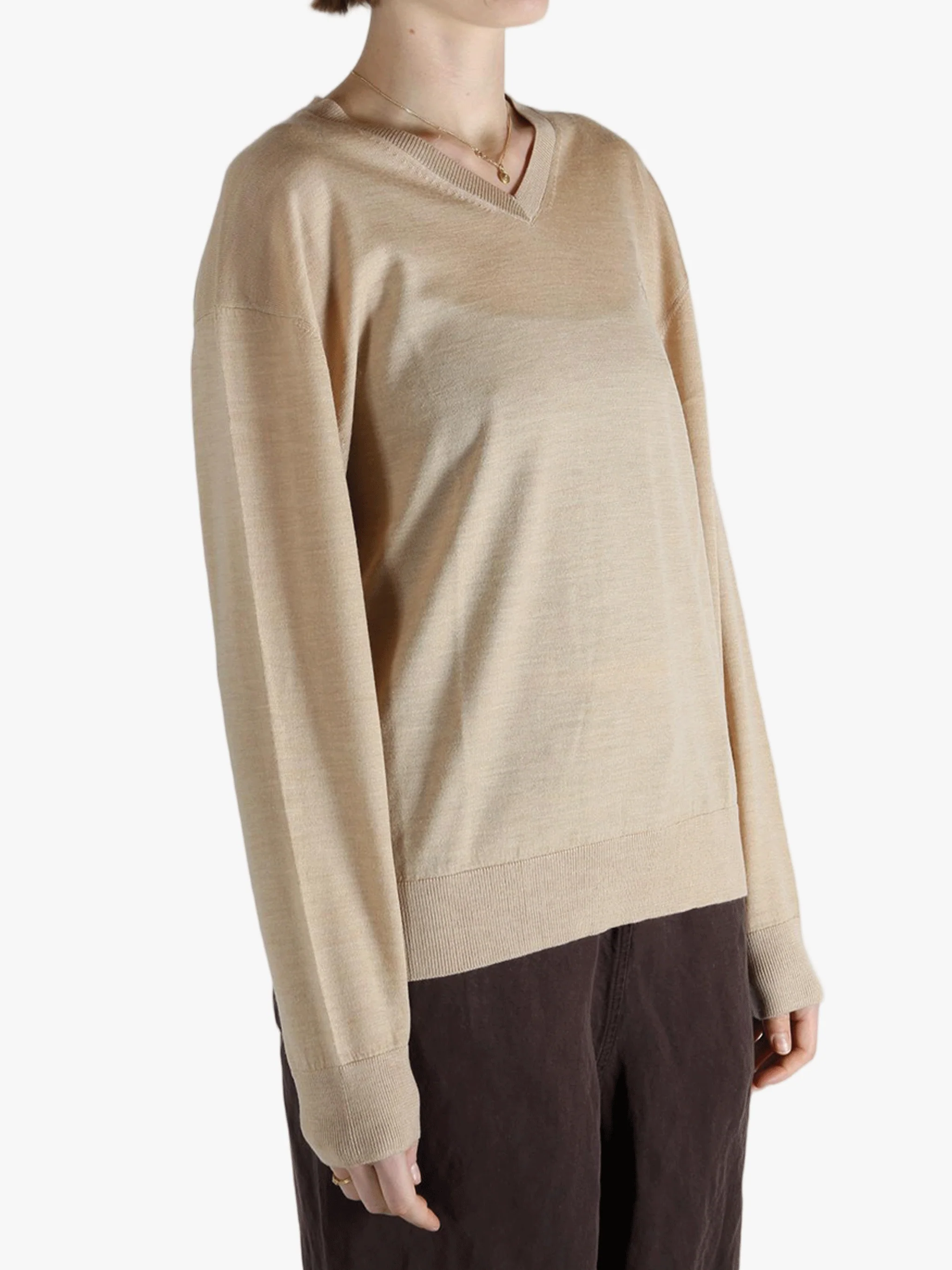 POLO RALPH LAUREN - Women Long Sleeve V-neck Pullover Sweater - Image 2