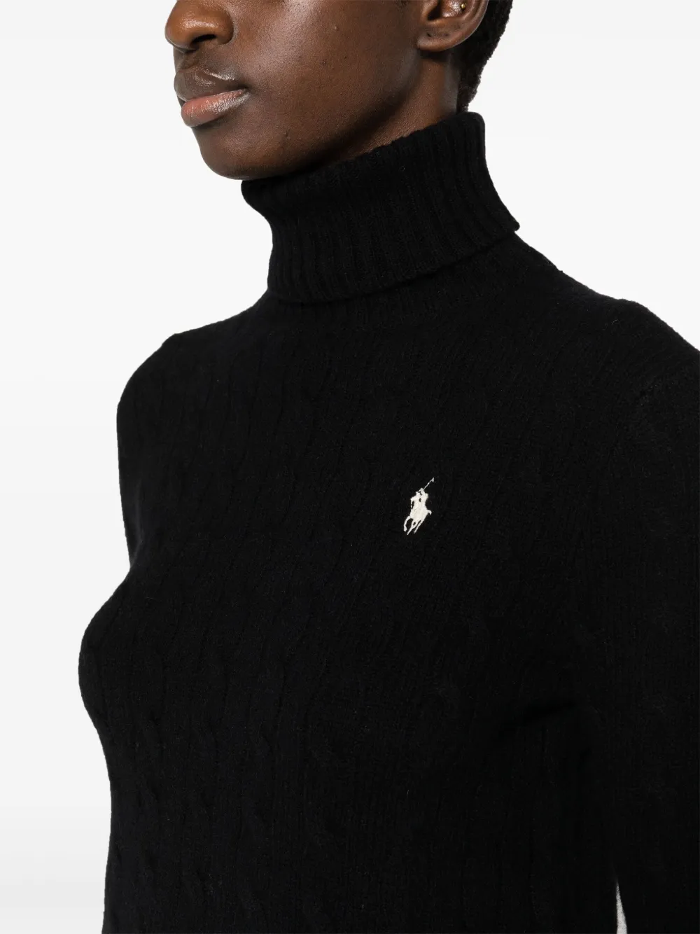 POLO RALPH LAUREN - Women Wool Cashmere Long Sleeve Pullover - Image 4