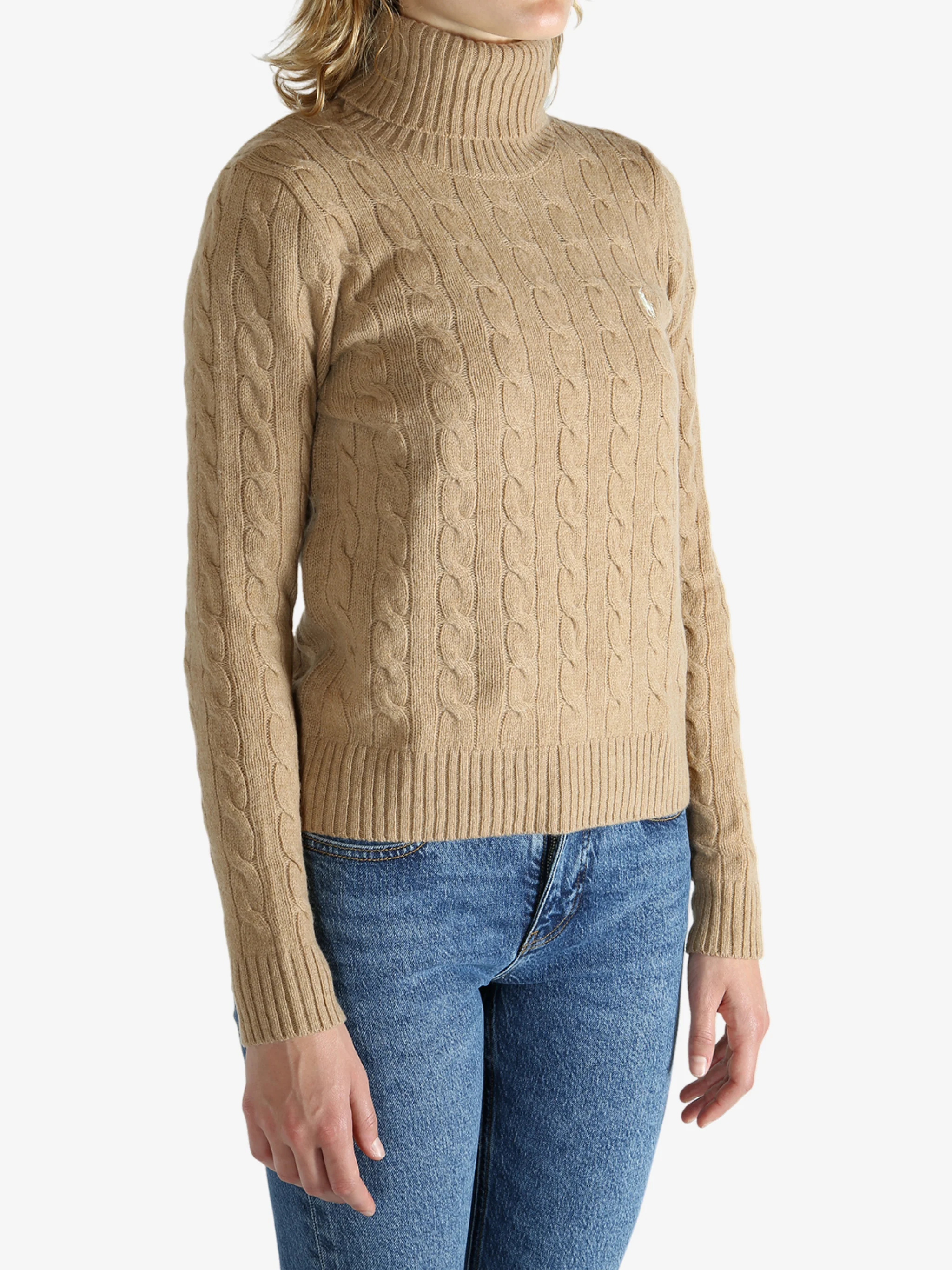 POLO RALPH LAUREN - Women Wool Cashmere Long Sleeve Pullover - Image 2