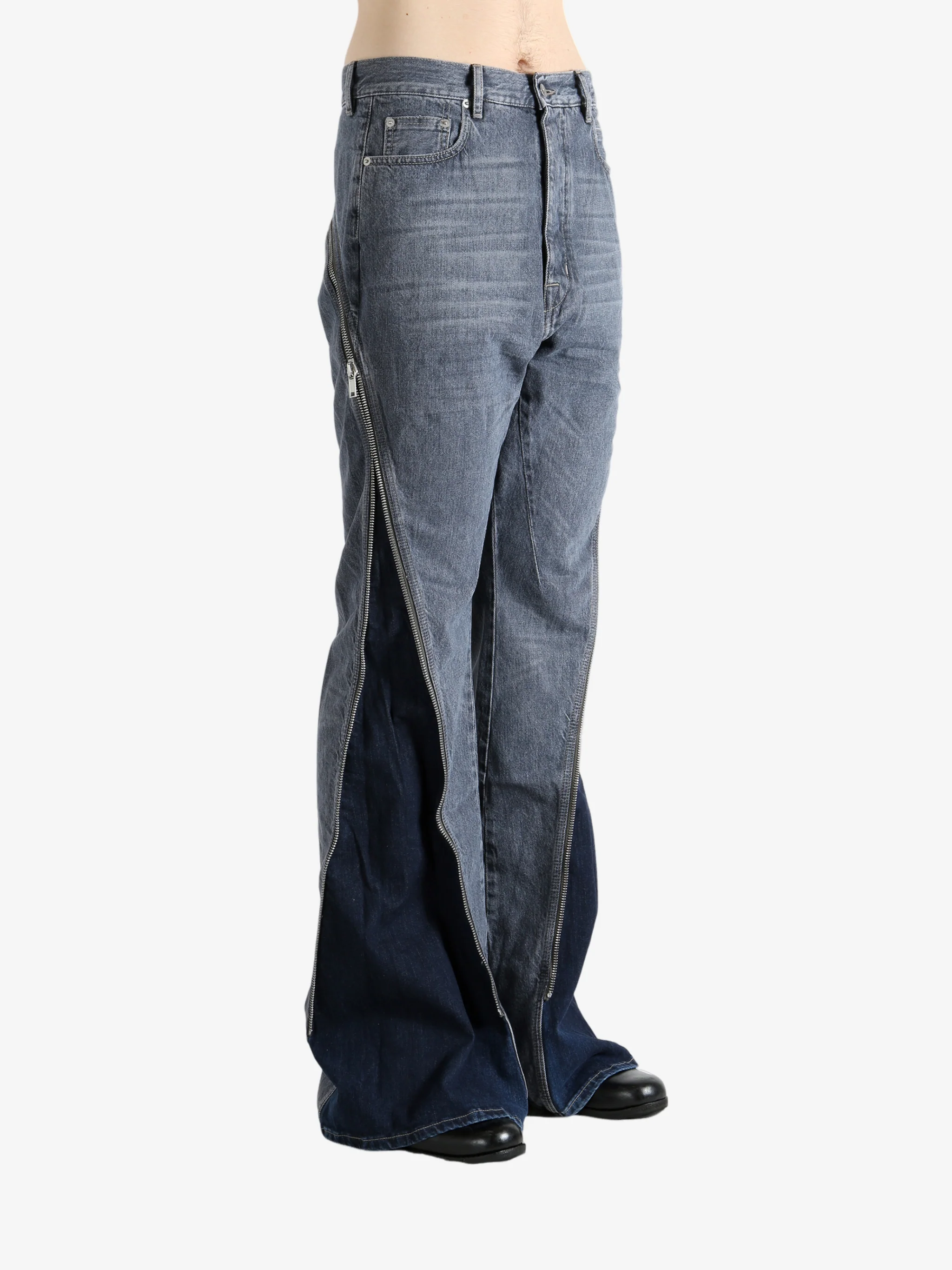 RICK OWENS DRKSHDW - Men Denim Bolan Banana Pants - Image 2