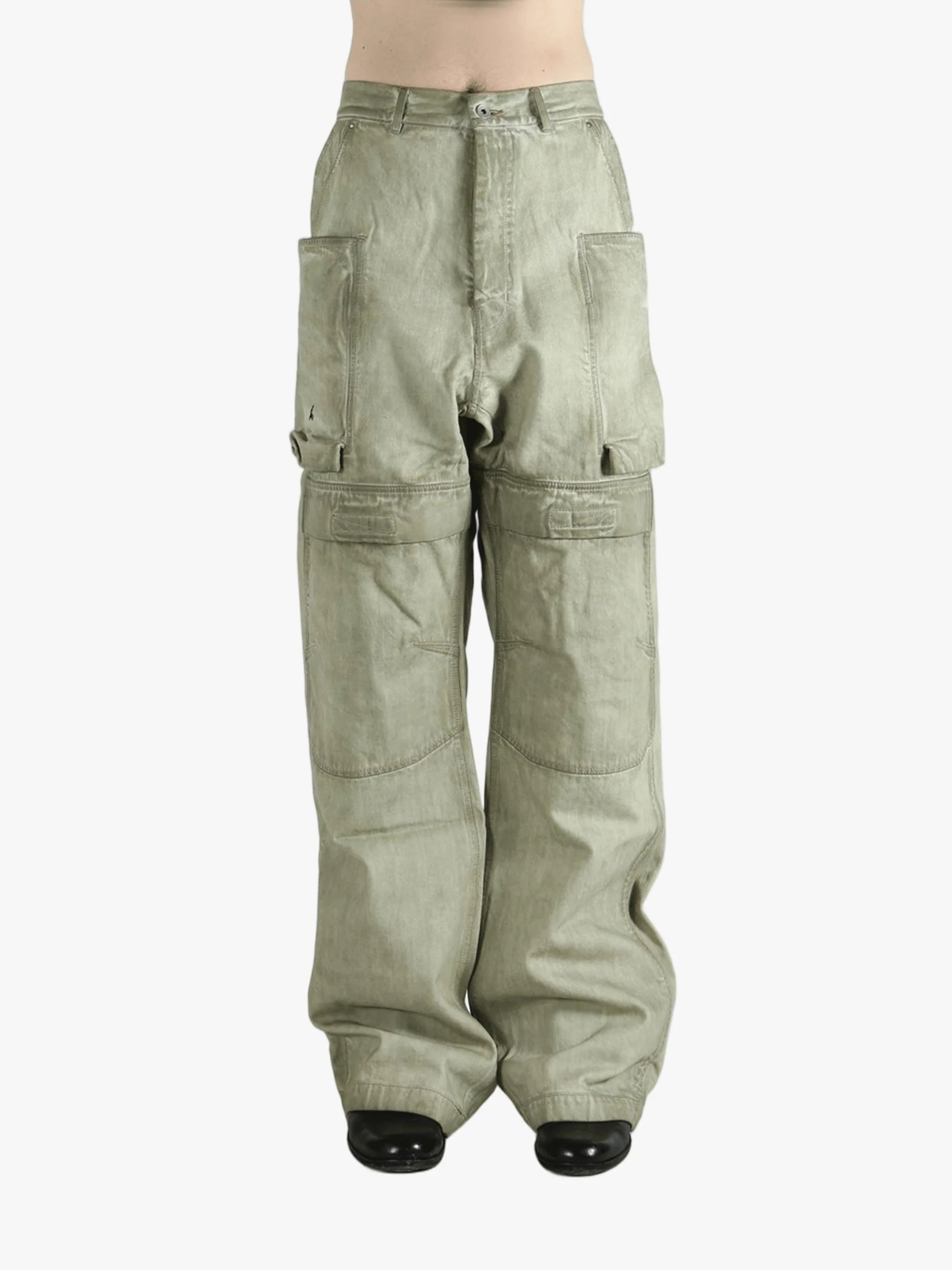 RICK OWENS DRKSHDW - Men Denim Stefan Cargo Pantaloni