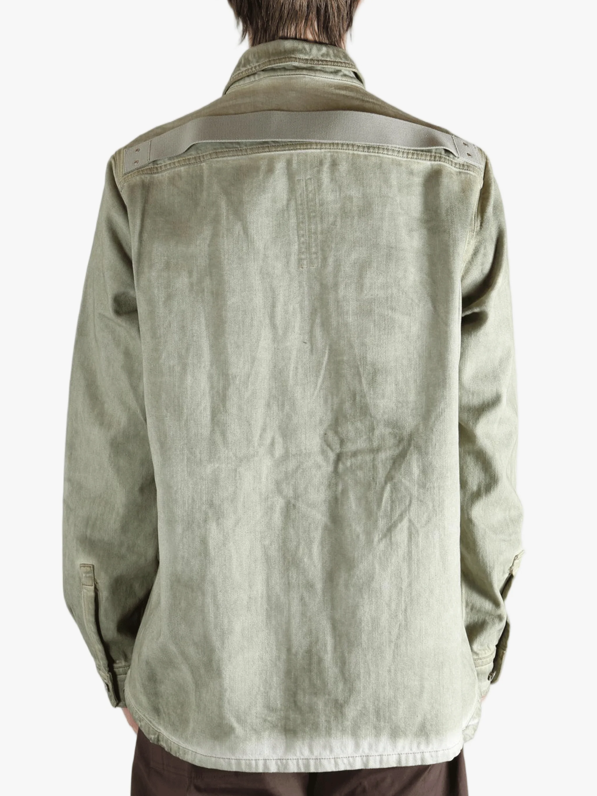 RICK OWENS DRKSHDW - Men Giacca In Denim Outershirt - Image 3