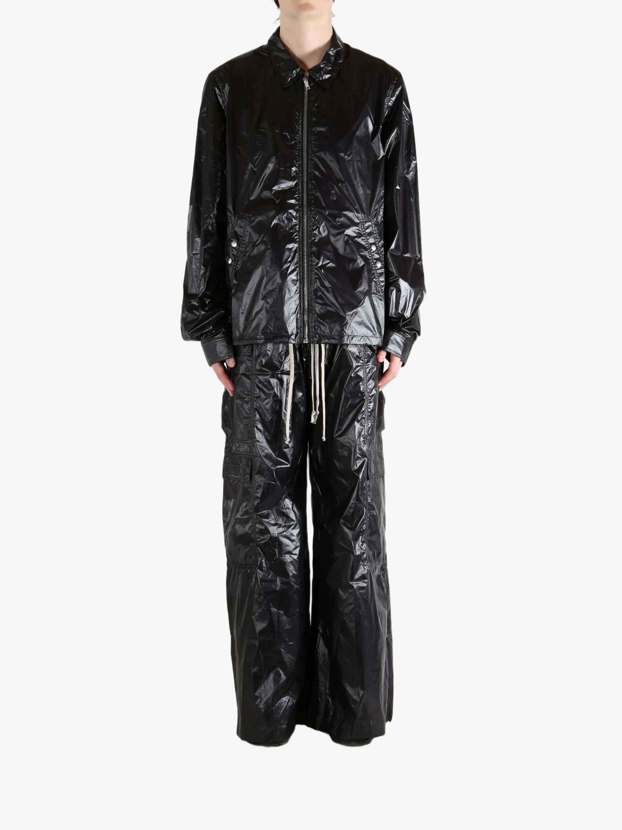RICK OWENS DRKSHDW - Men Nylon Zipfront Jacket - Image 4