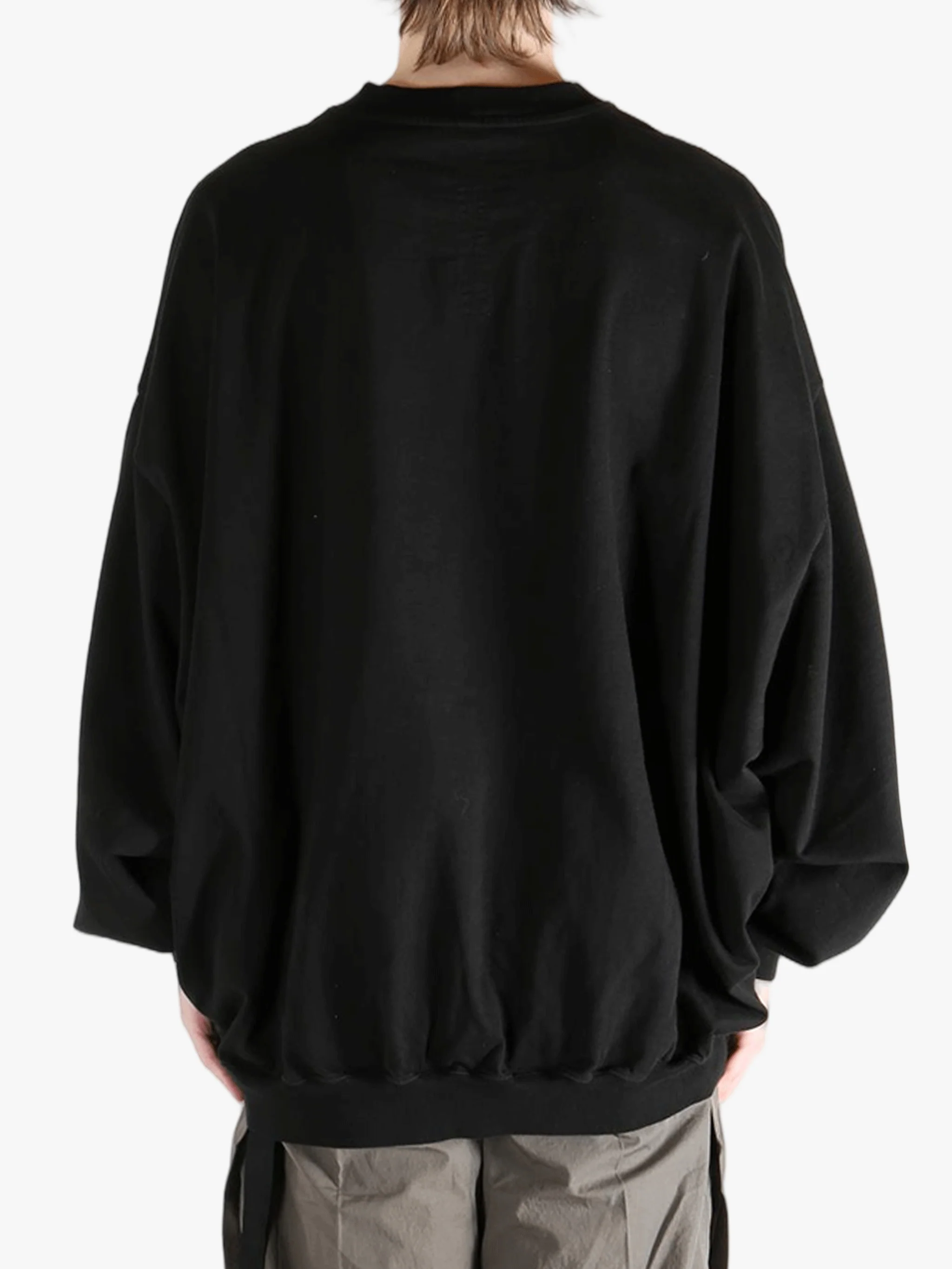 RICK OWENS DRKSHDW - Men Hun Crewneck Sweatshirt - Image 3
