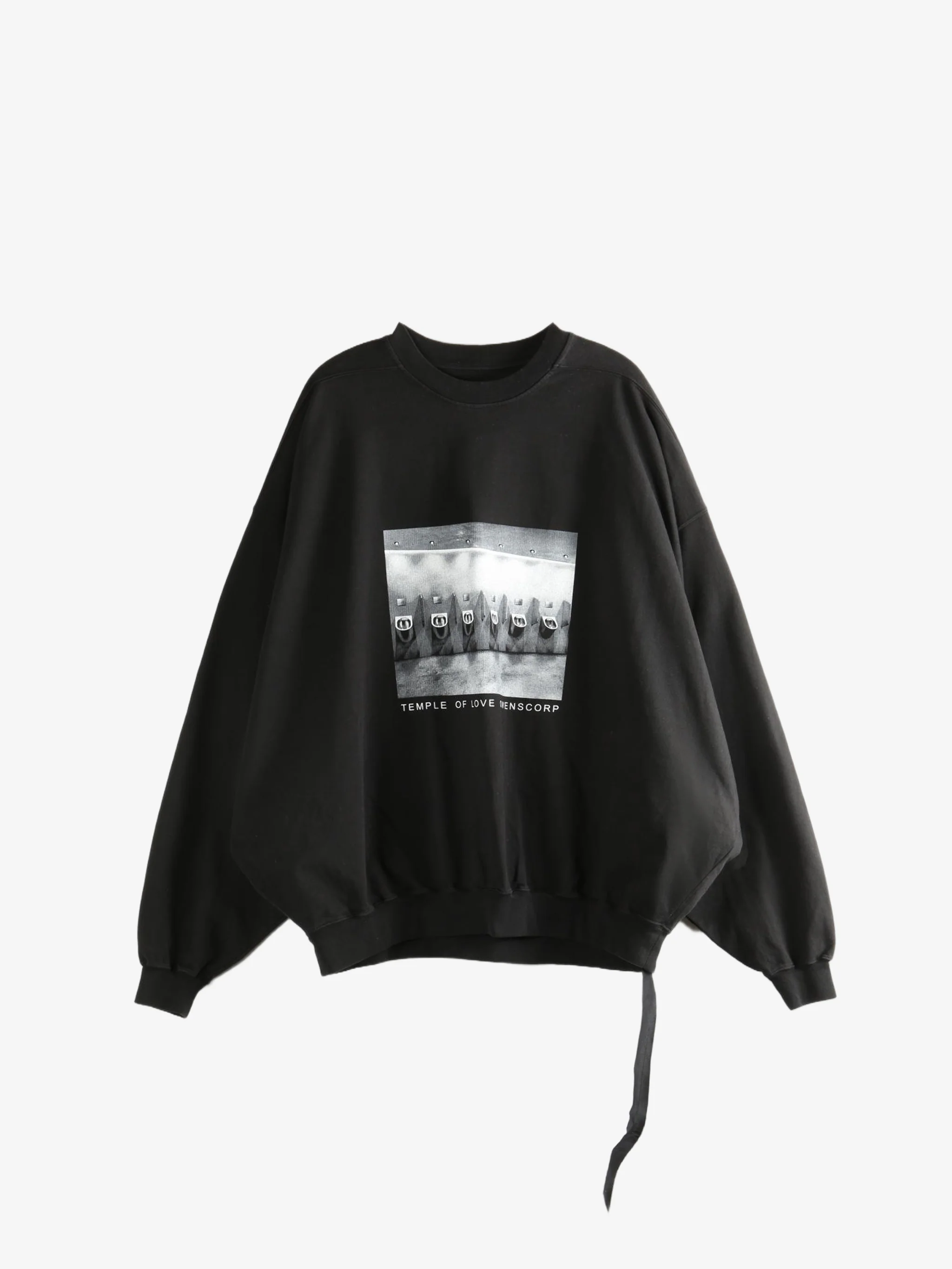 RICK OWENS DRKSHDW - Men Hun Crewneck Sweatshirt - Image 5