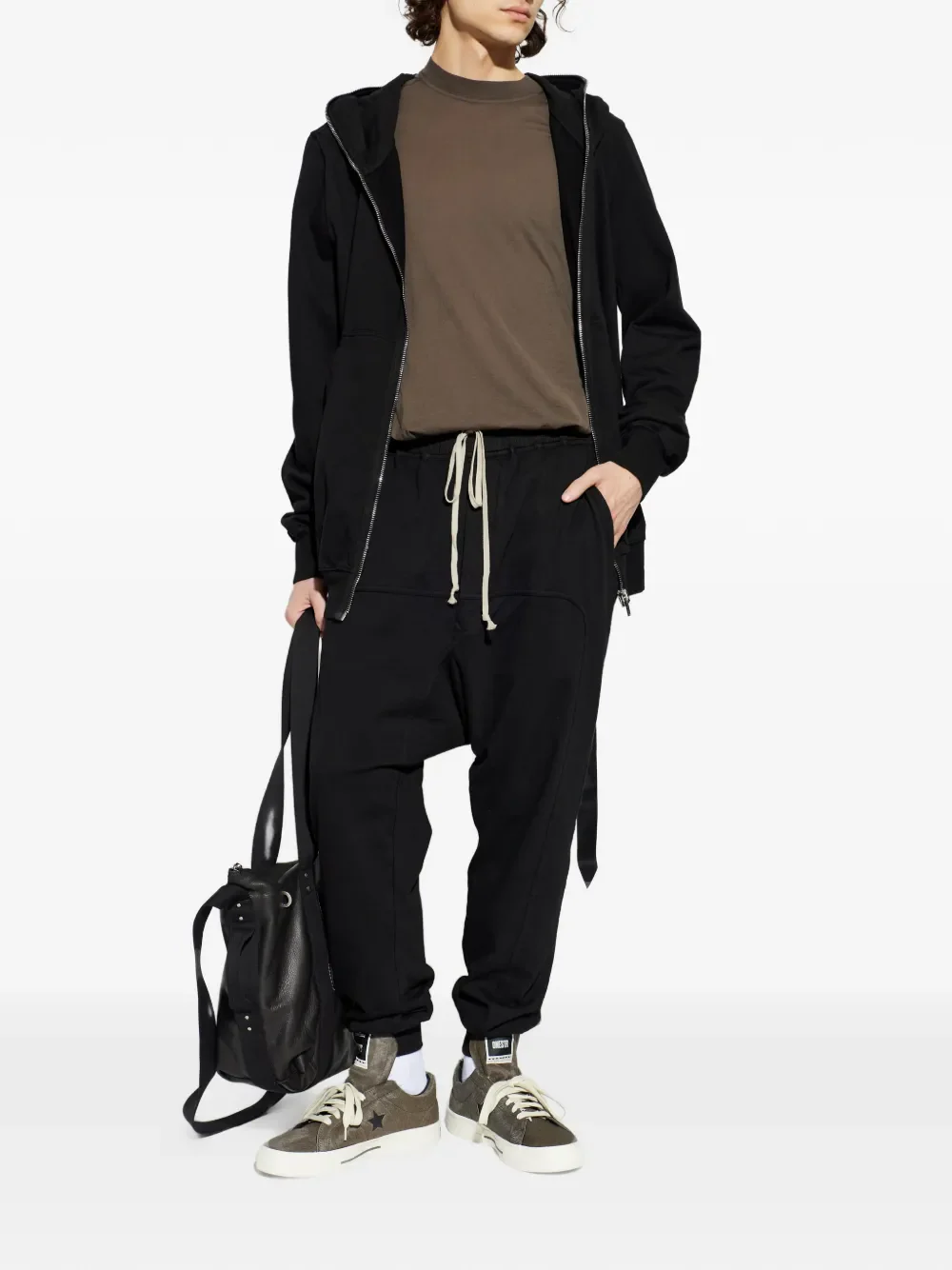 RICK OWENS DRKSHDW - Men Jumbo Gimp Hoodie - Image 3