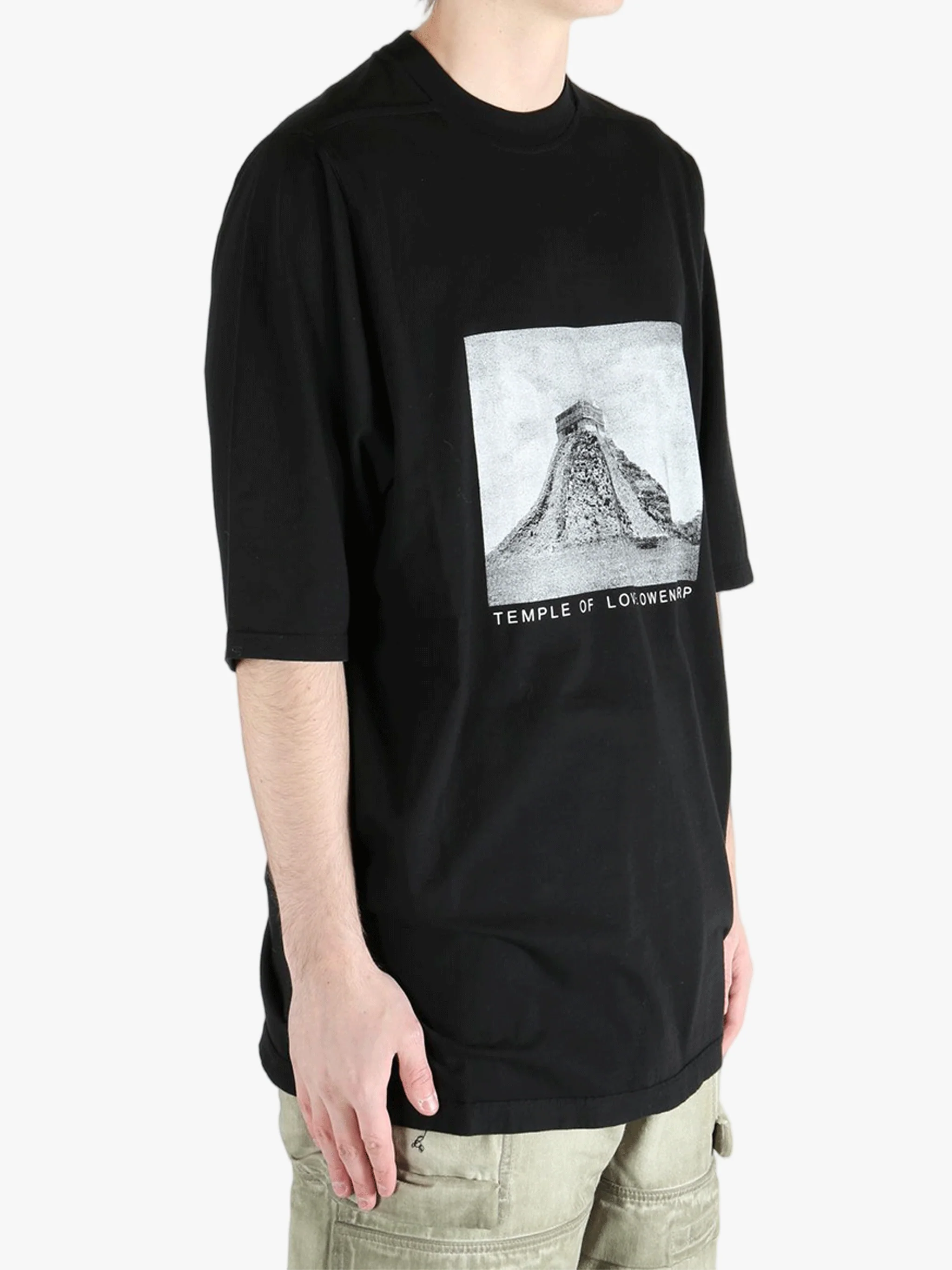 RICK OWENS DRKSHDW - Men Jumbo Short Sleeve T-Shirt - Image 2